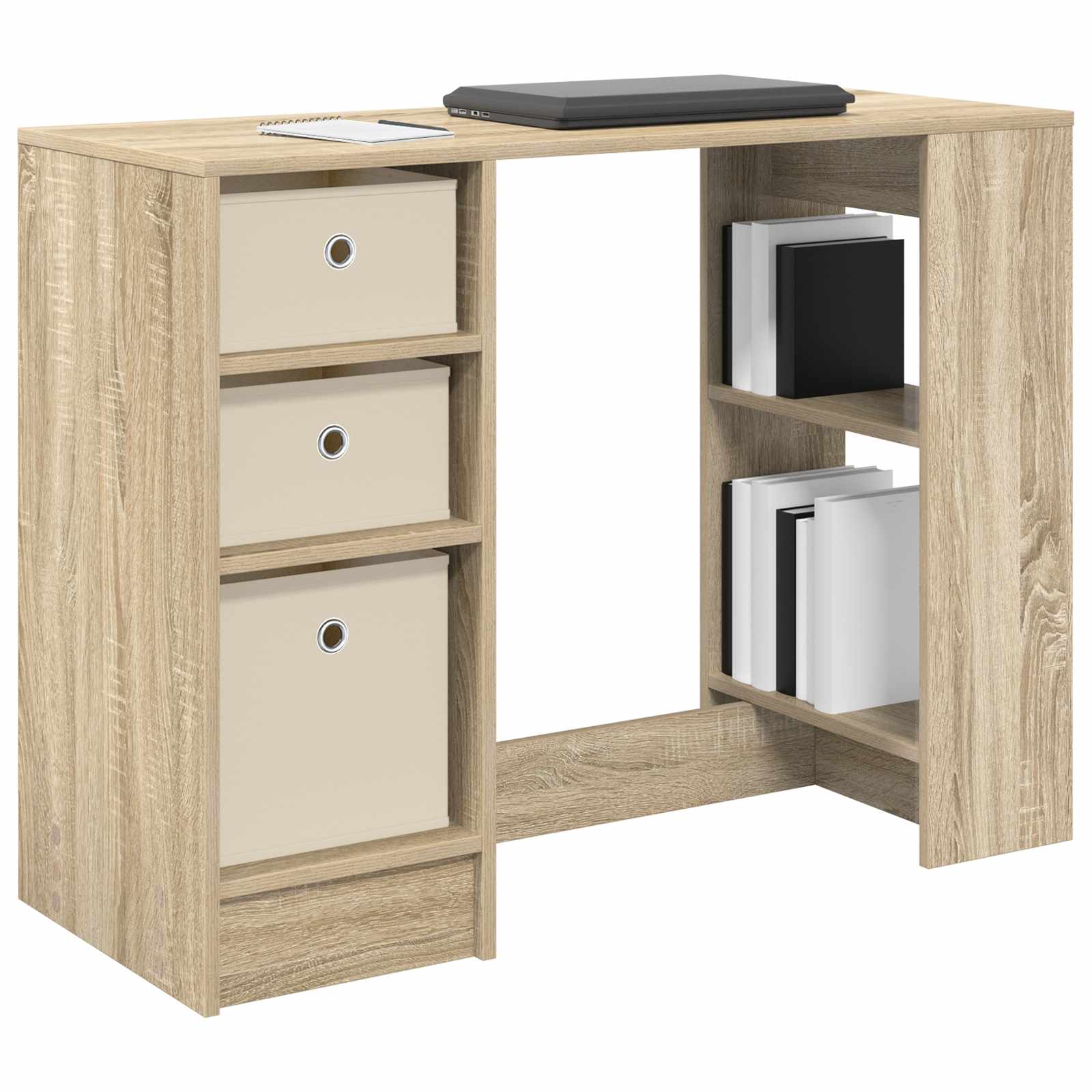 vidaXL Biurko Dąb Sonoma 100 x 40 x 75 cm Materiał drewnopochodny