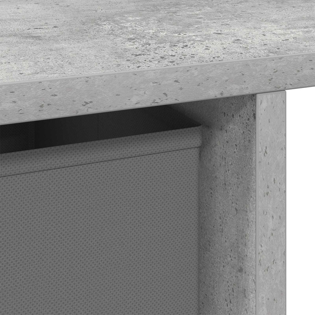vidaXL Biurko Betonowy szary 100 x 40 x 75 cm Materiał drewnopochodny