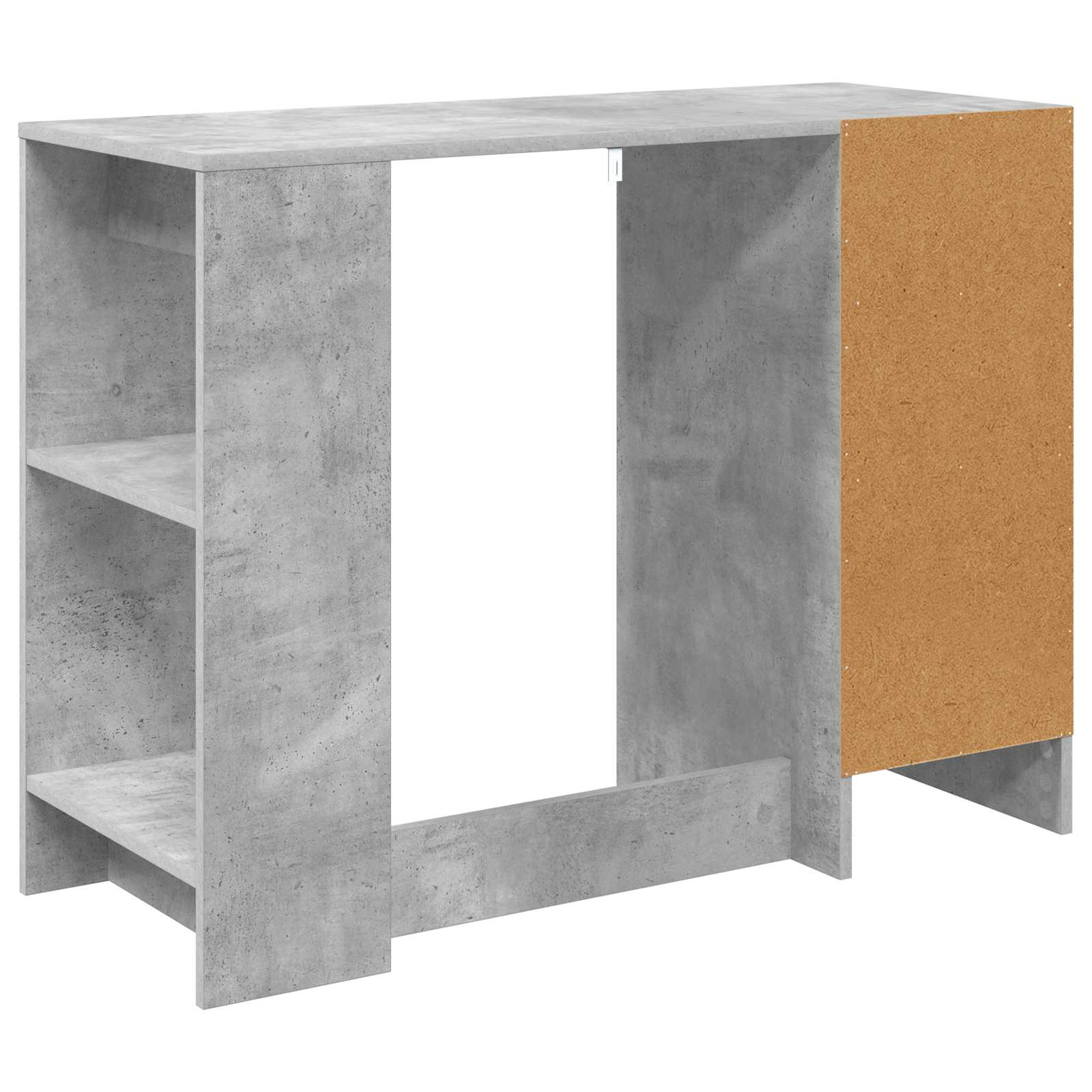 vidaXL Biurko Betonowy szary 100 x 40 x 75 cm Materiał drewnopochodny