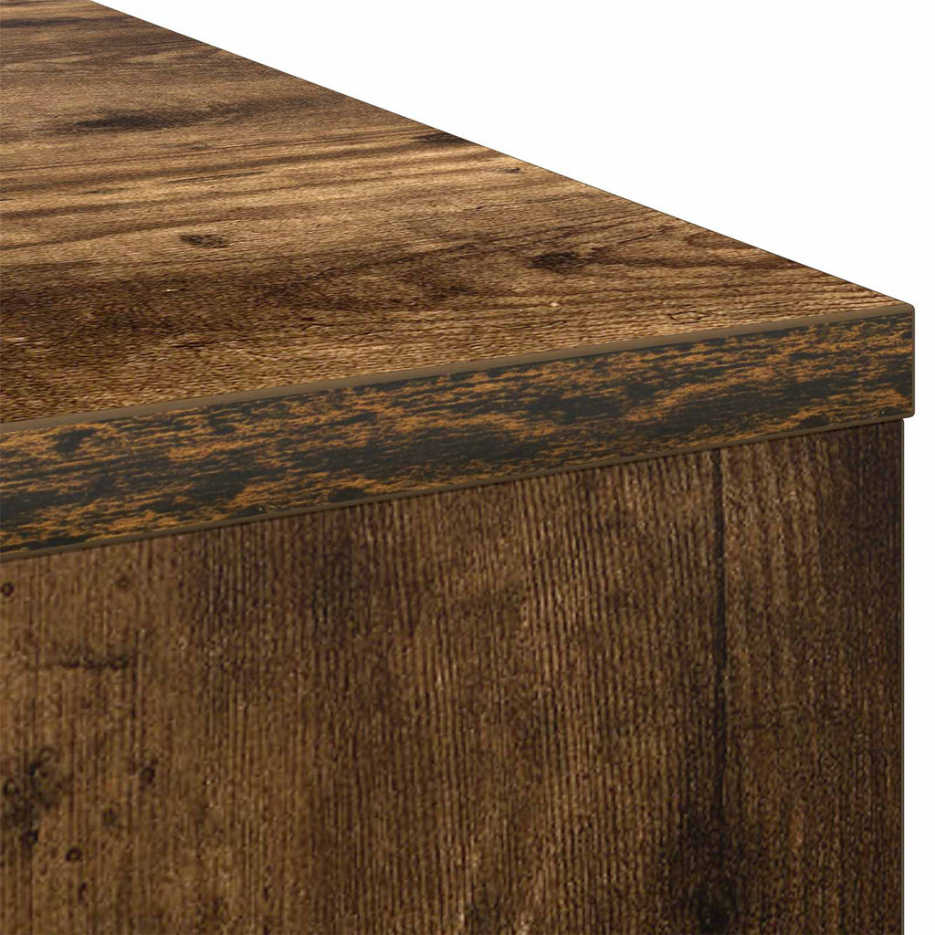vidaXL Biurko Dąb wędzony 100 x 40 x 75 cm Materiał drewnopochodny