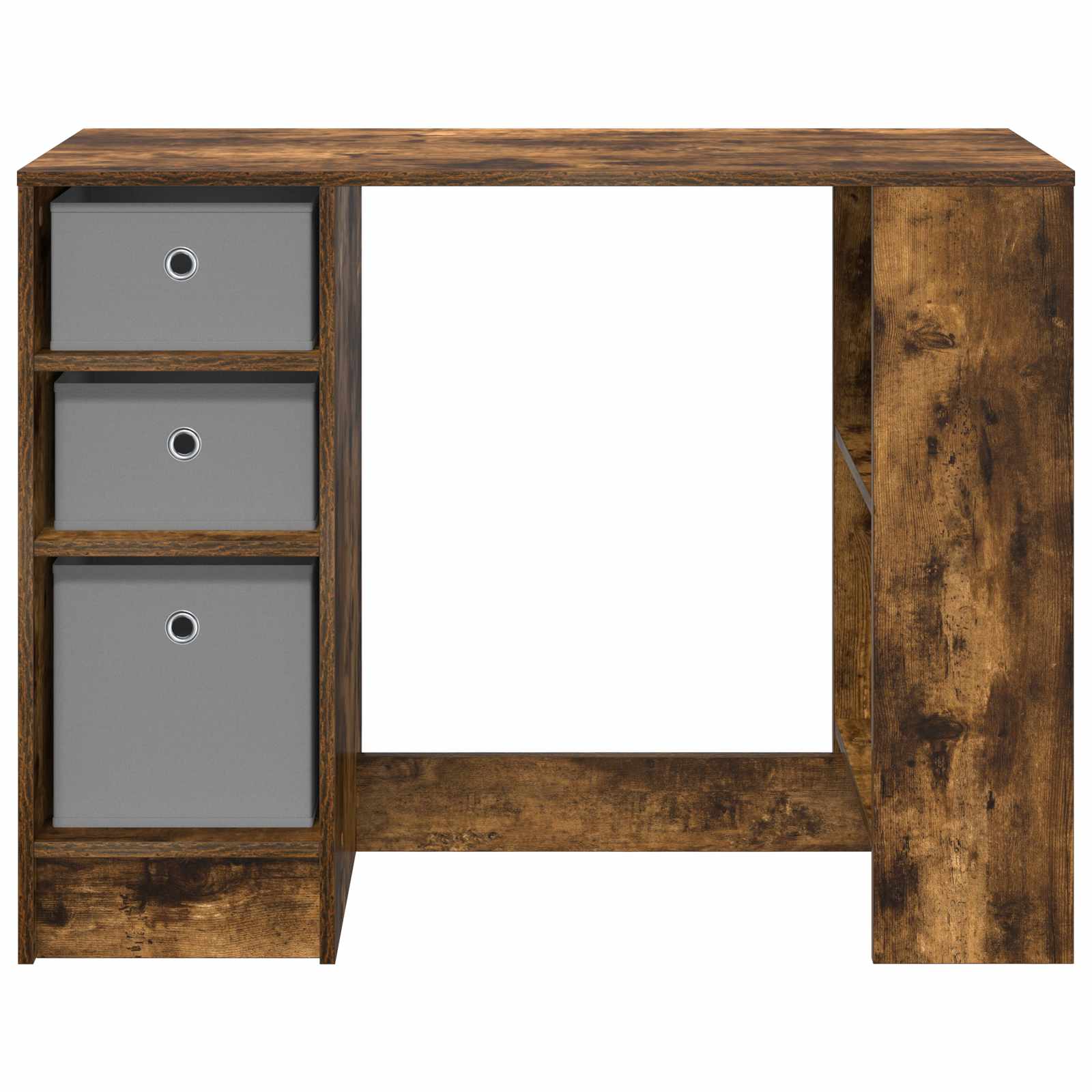 vidaXL Biurko Dąb wędzony 100 x 40 x 75 cm Materiał drewnopochodny