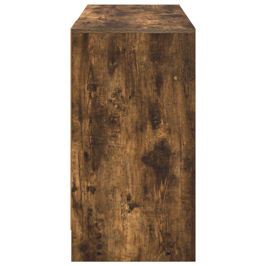 vidaXL Biurko Dąb wędzony 100 x 40 x 75 cm Materiał drewnopochodny