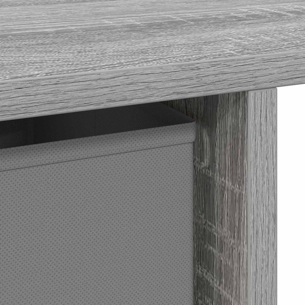 vidaXL Biurko Szary Sonoma 100 x 40 x 75 cm Materiał drewnopochodny