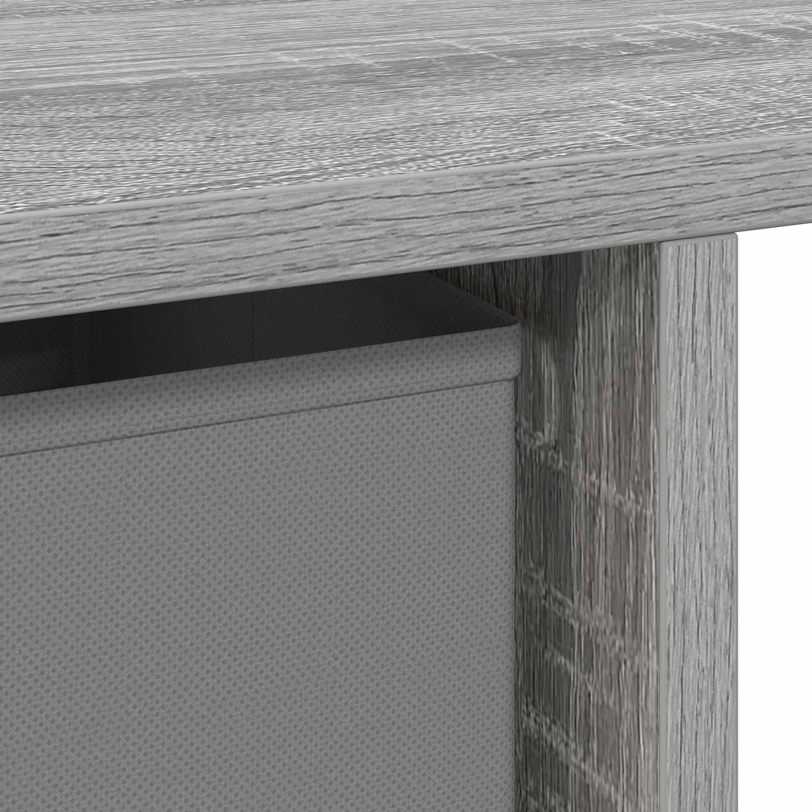 vidaXL Biurko Szary Sonoma 100 x 40 x 75 cm Materiał drewnopochodny
