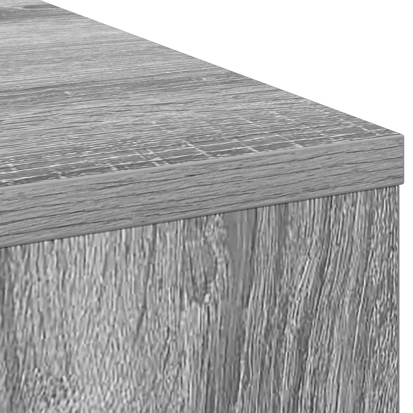 vidaXL Biurko Szary Sonoma 100 x 40 x 75 cm Materiał drewnopochodny