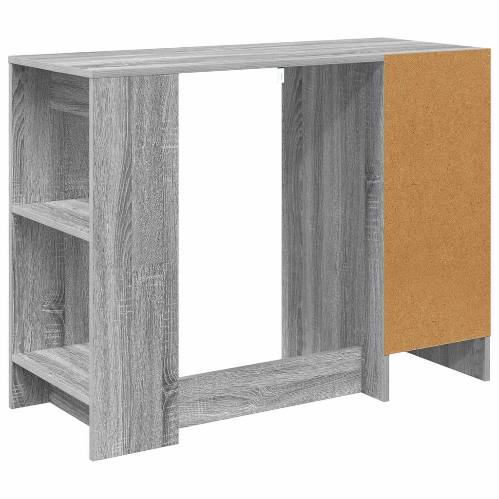 vidaXL Biurko Szary Sonoma 100 x 40 x 75 cm Materiał drewnopochodny