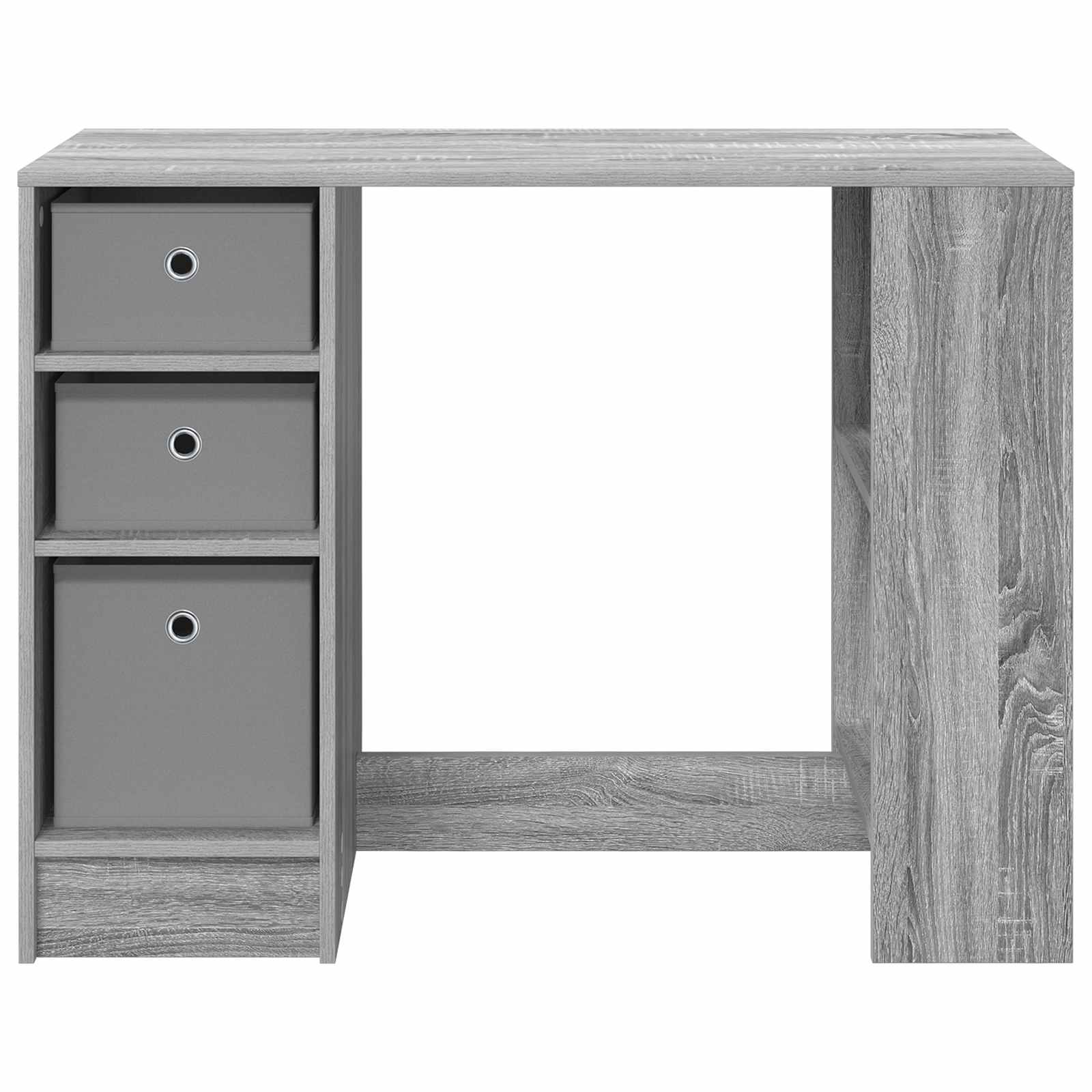 vidaXL Biurko Szary Sonoma 100 x 40 x 75 cm Materiał drewnopochodny