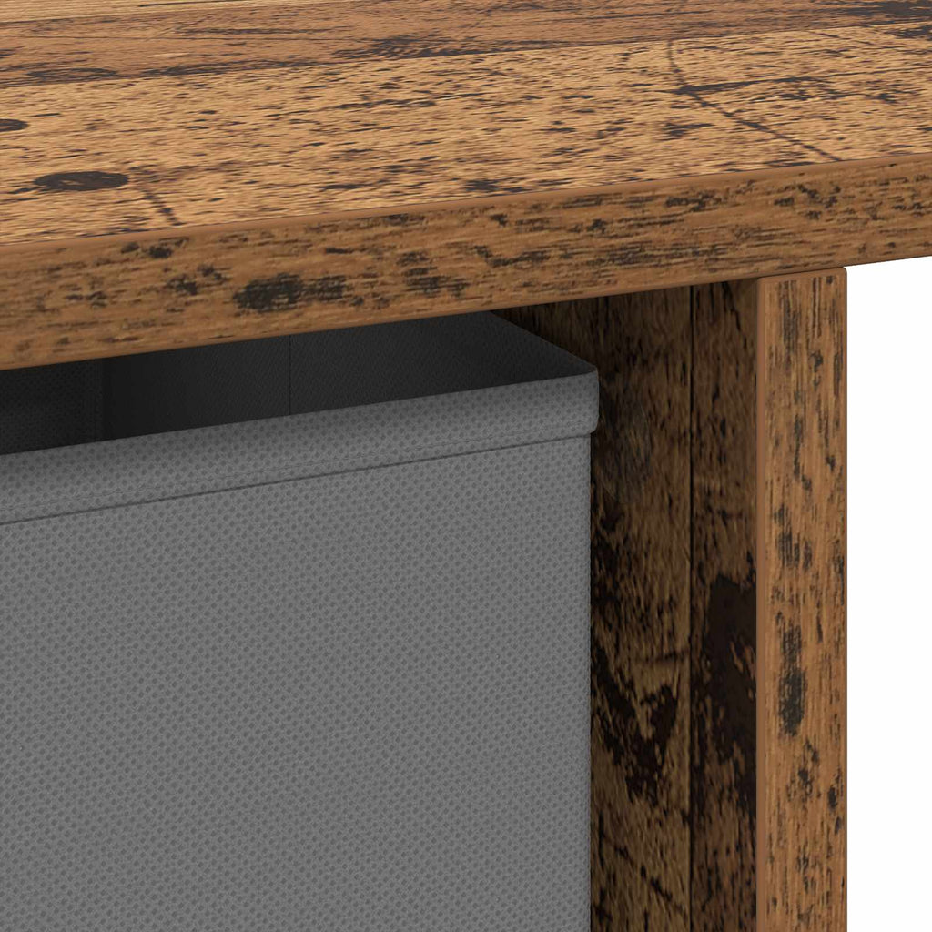 vidaXL Biurko Stare drewno 100 x 40 x 75 cm Materiał drewnopochodny