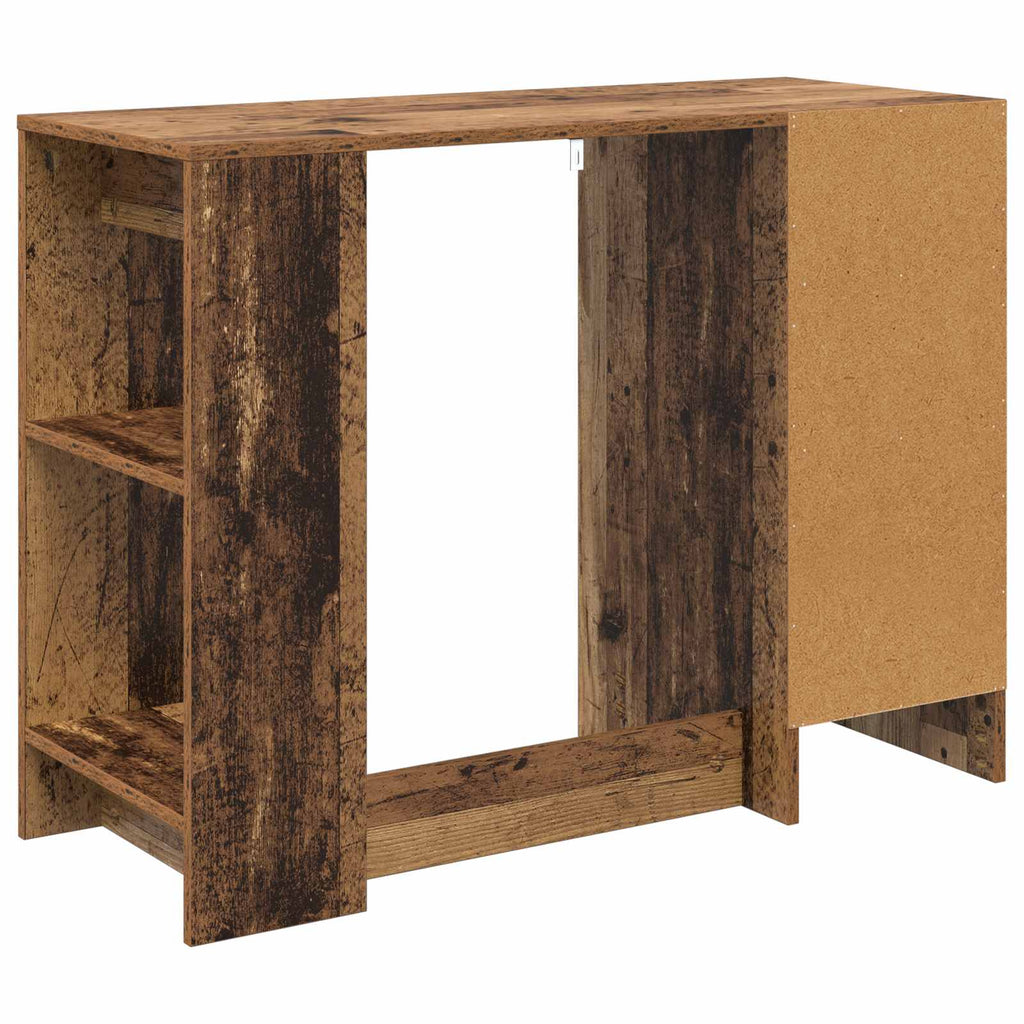 vidaXL Biurko Stare drewno 100 x 40 x 75 cm Materiał drewnopochodny