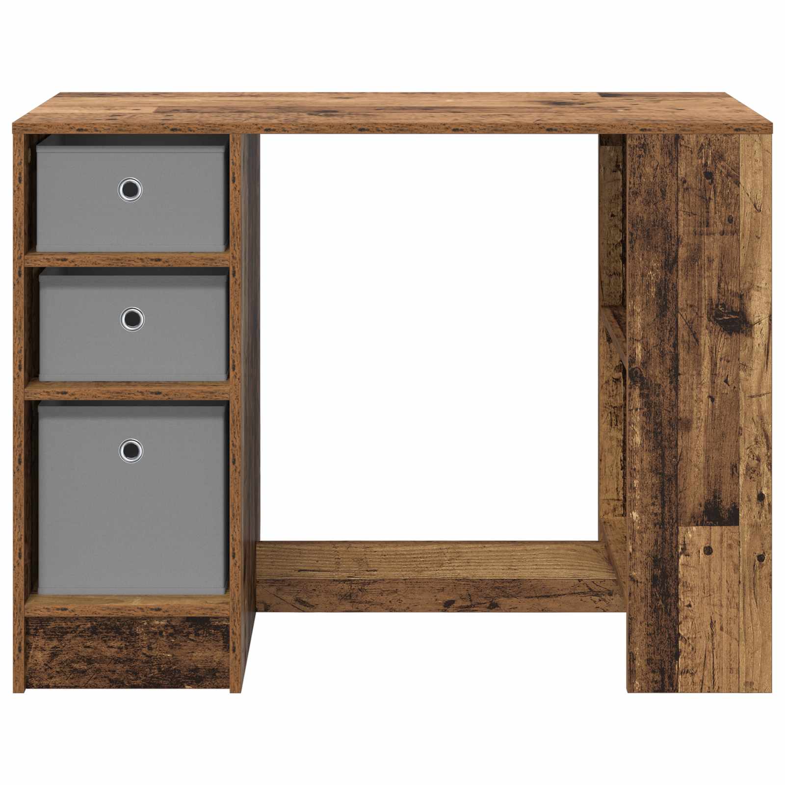 vidaXL Biurko Stare drewno 100 x 40 x 75 cm Materiał drewnopochodny
