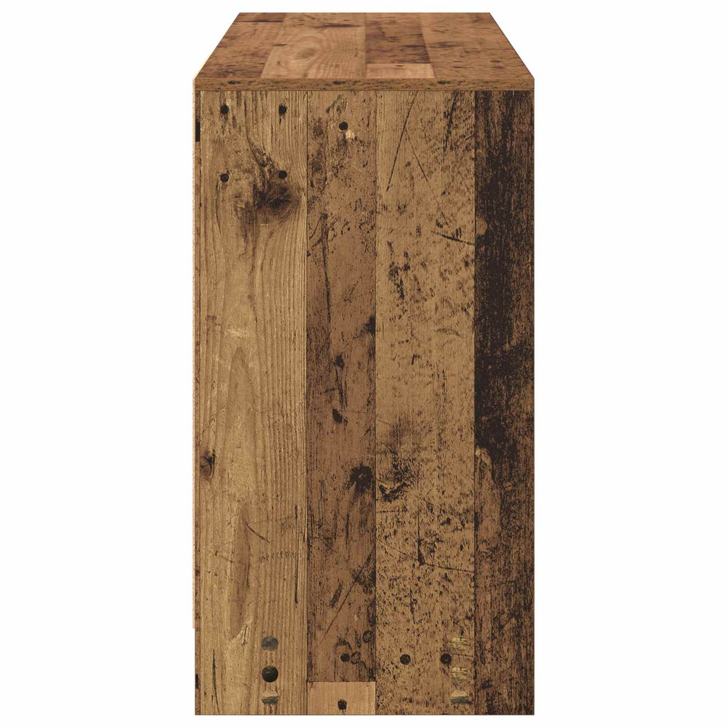 vidaXL Biurko Stare drewno 100 x 40 x 75 cm Materiał drewnopochodny