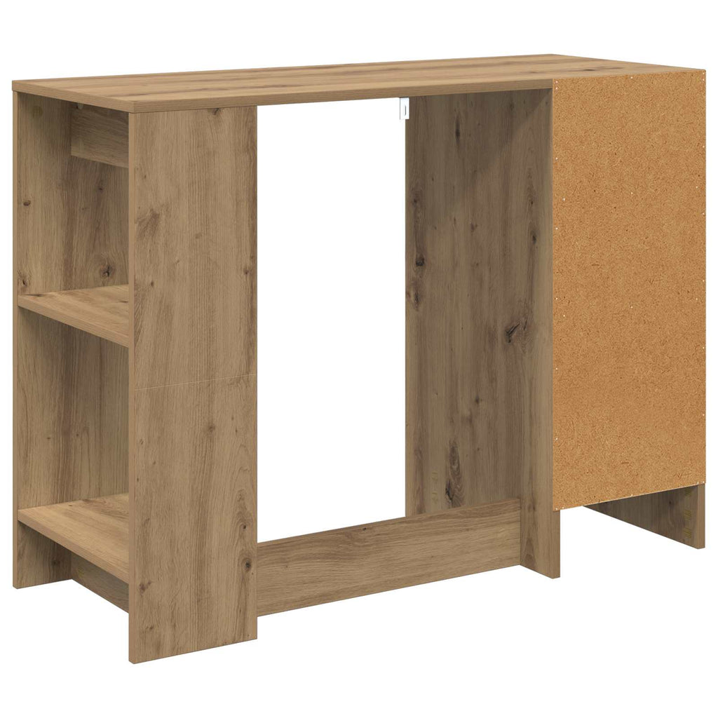 vidaXL Biurko Dąb rzemieślniczy Materiał drewnopochodny