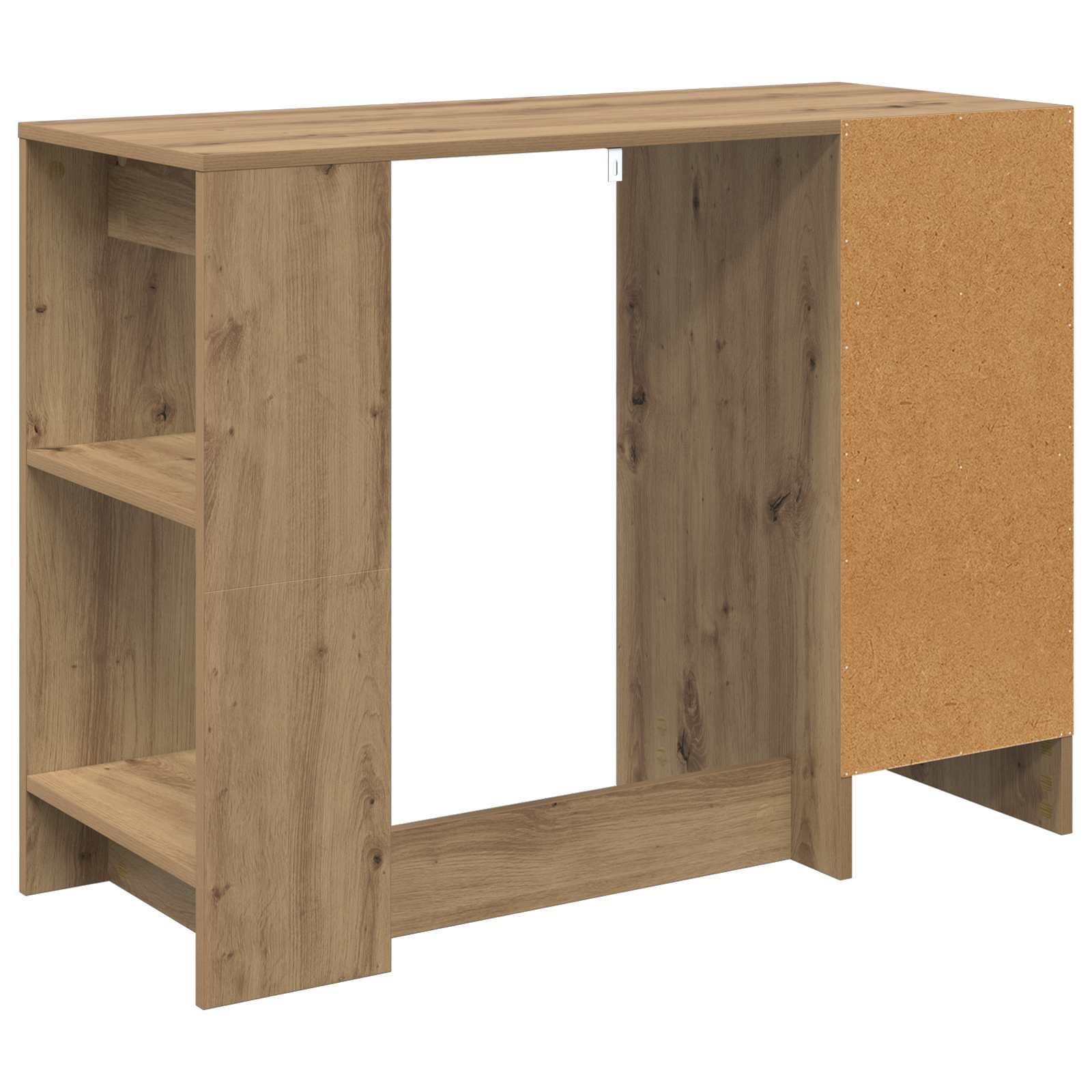 vidaXL Biurko Dąb rzemieślniczy Materiał drewnopochodny