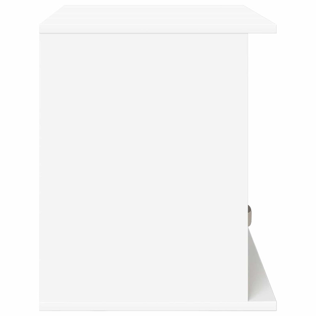 vidaXL Stojak na telewizor z szufladą Biały 79 x 40 x 48 cm