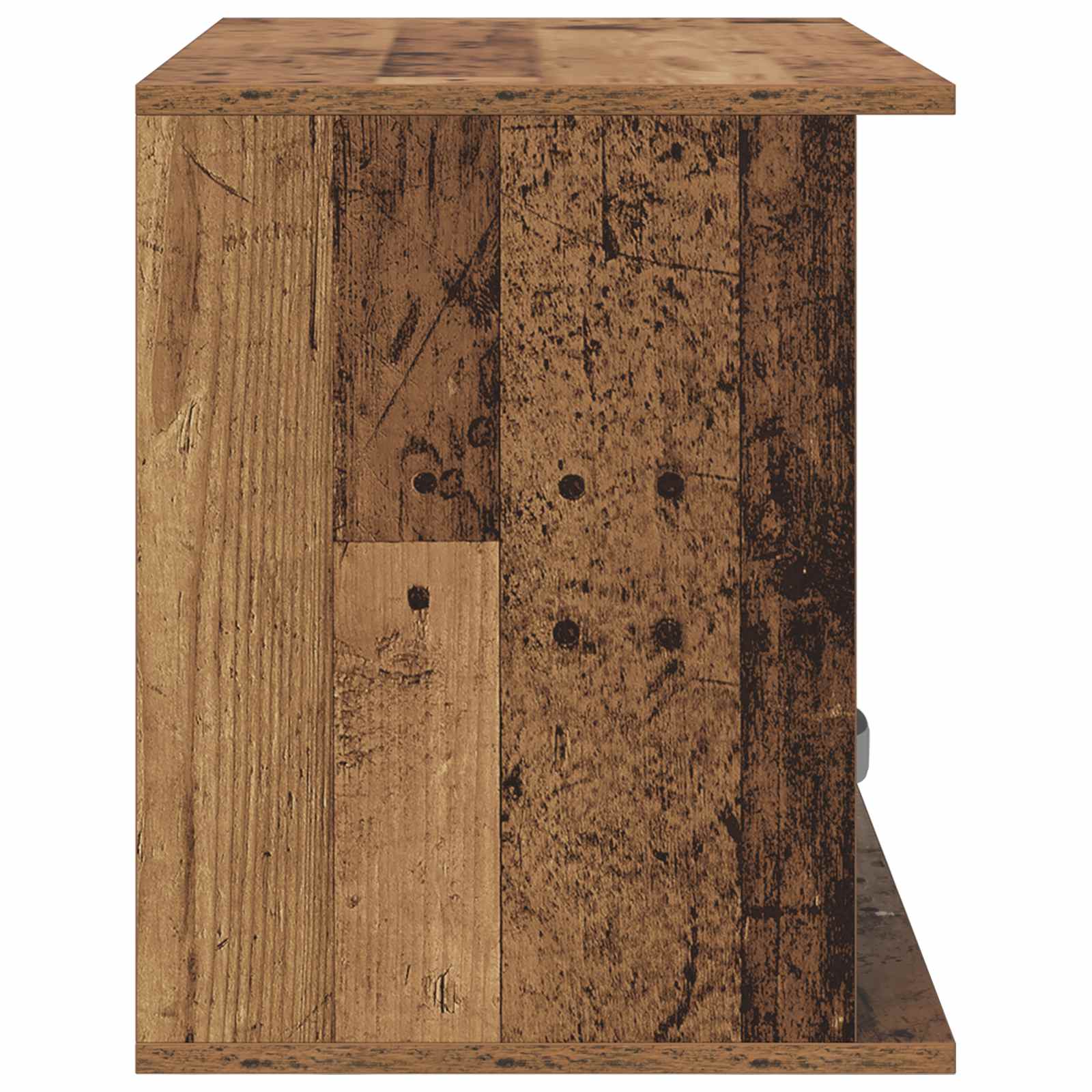 vidaXL Stojak na telewizor z szufladą Stare drewno 79 x 40 x 48 cm