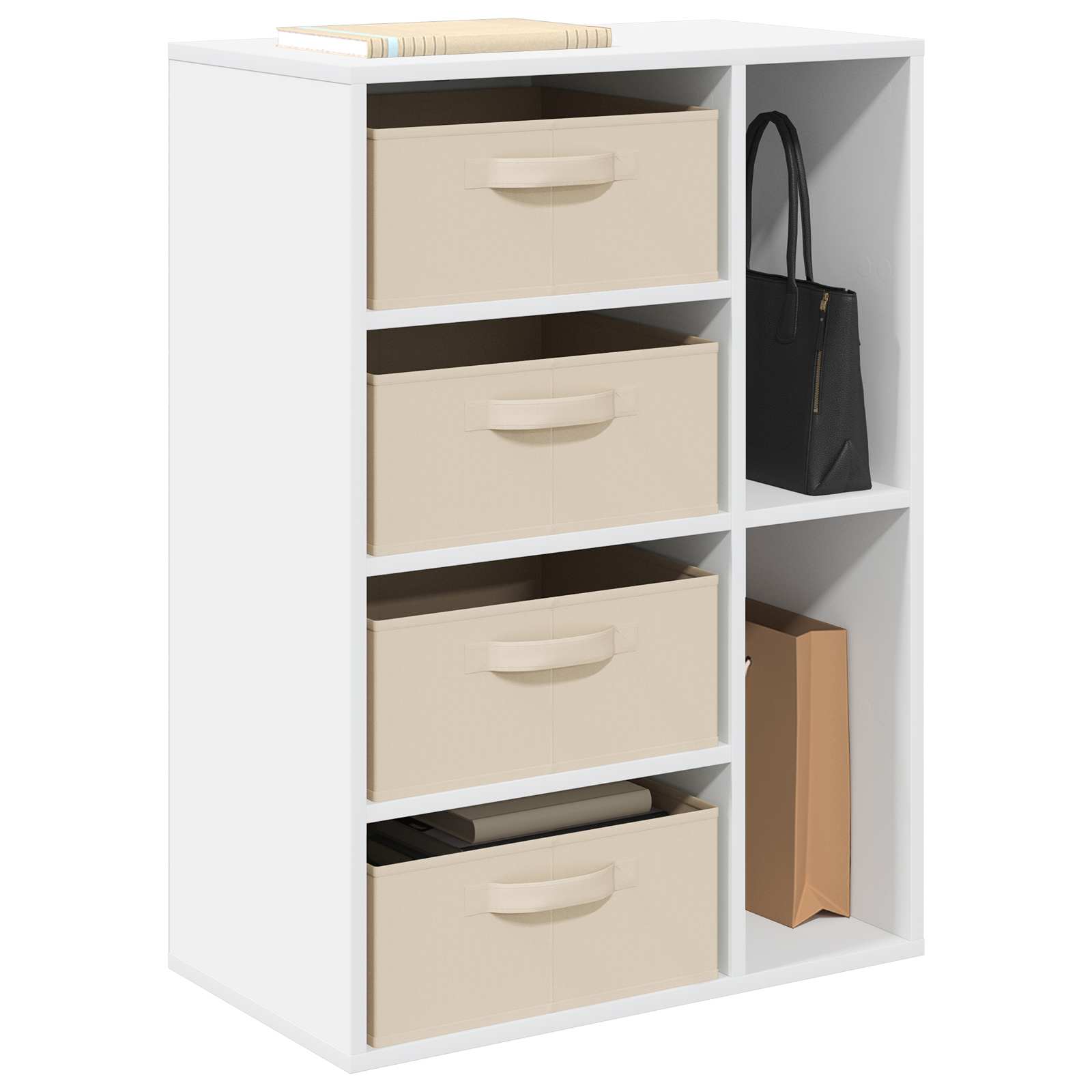 vidaXL Bufet Biały 60 x 33,5 x 84 cm
