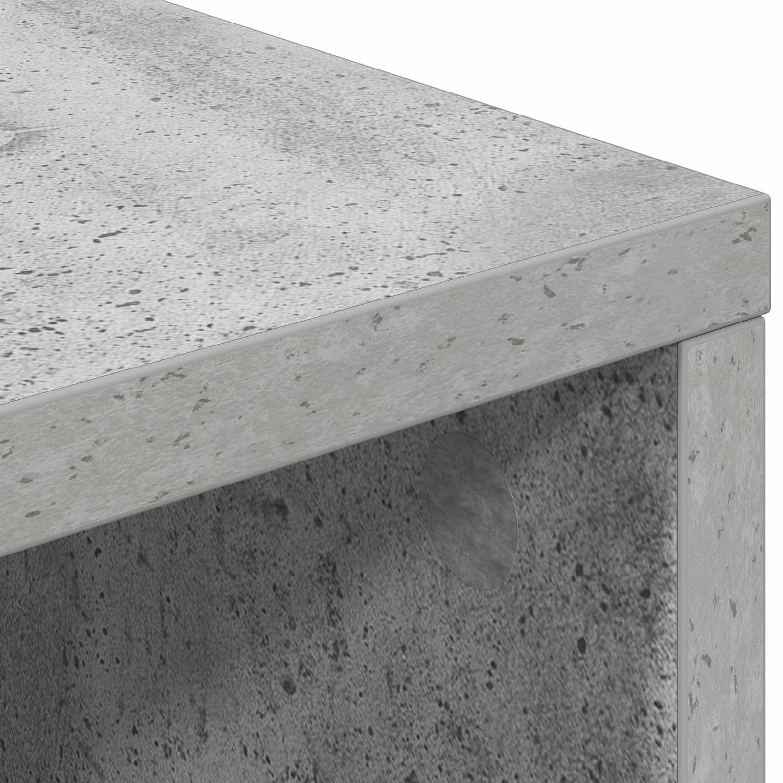 vidaXL Bufet Betonowy szary 60 x 33,5 x 84 cm