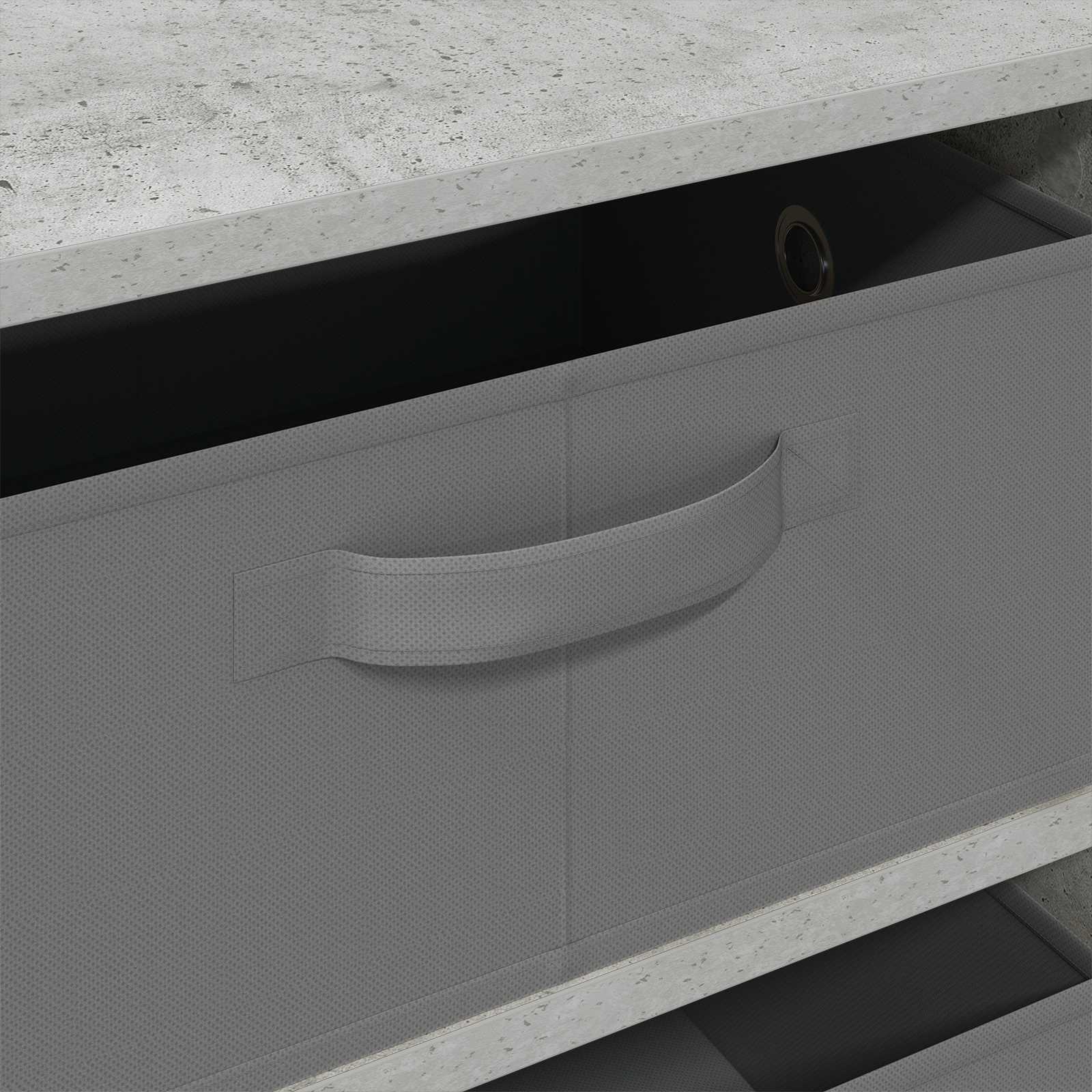 vidaXL Bufet Betonowy szary 60 x 33,5 x 84 cm
