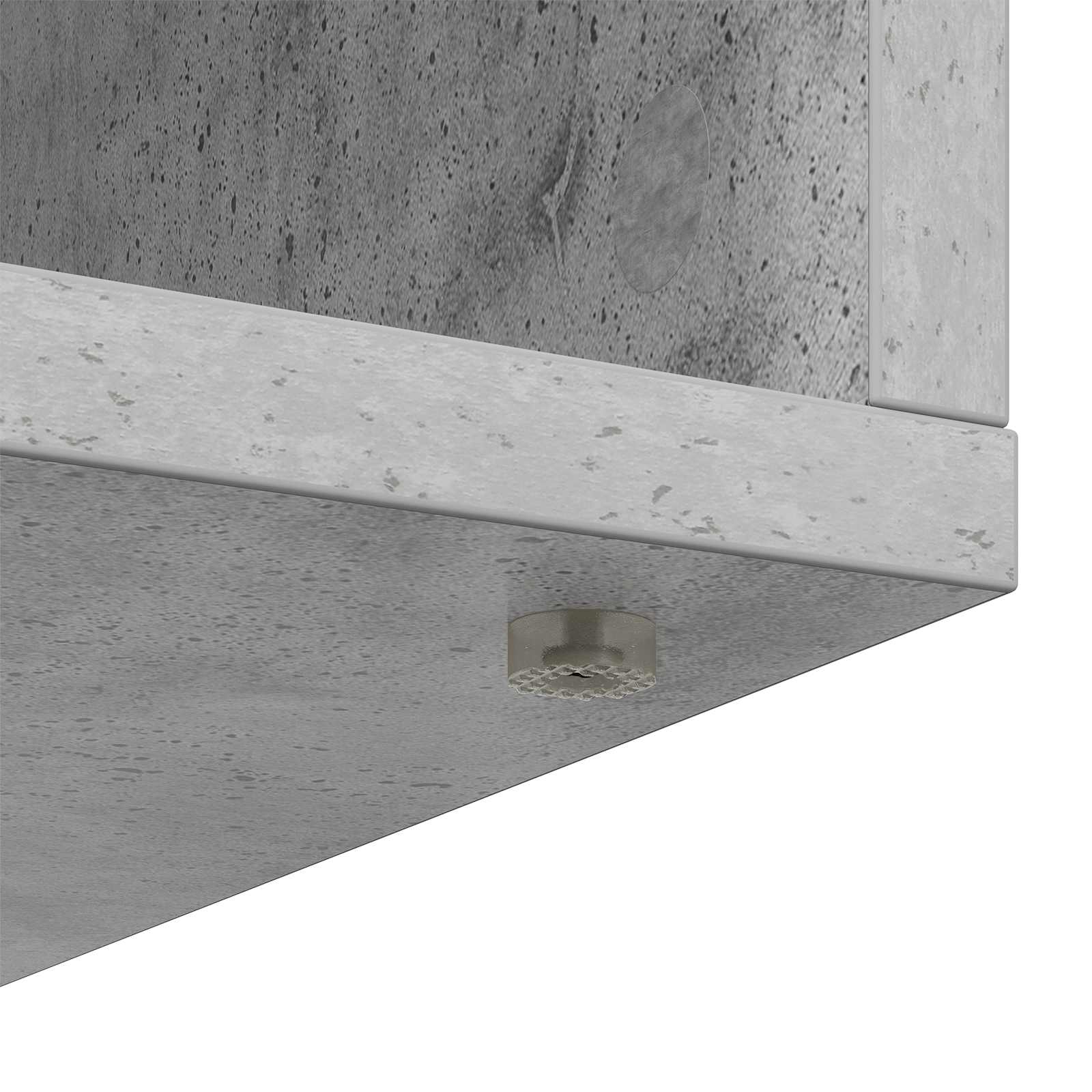 vidaXL Bufet Betonowy szary 60 x 33,5 x 84 cm