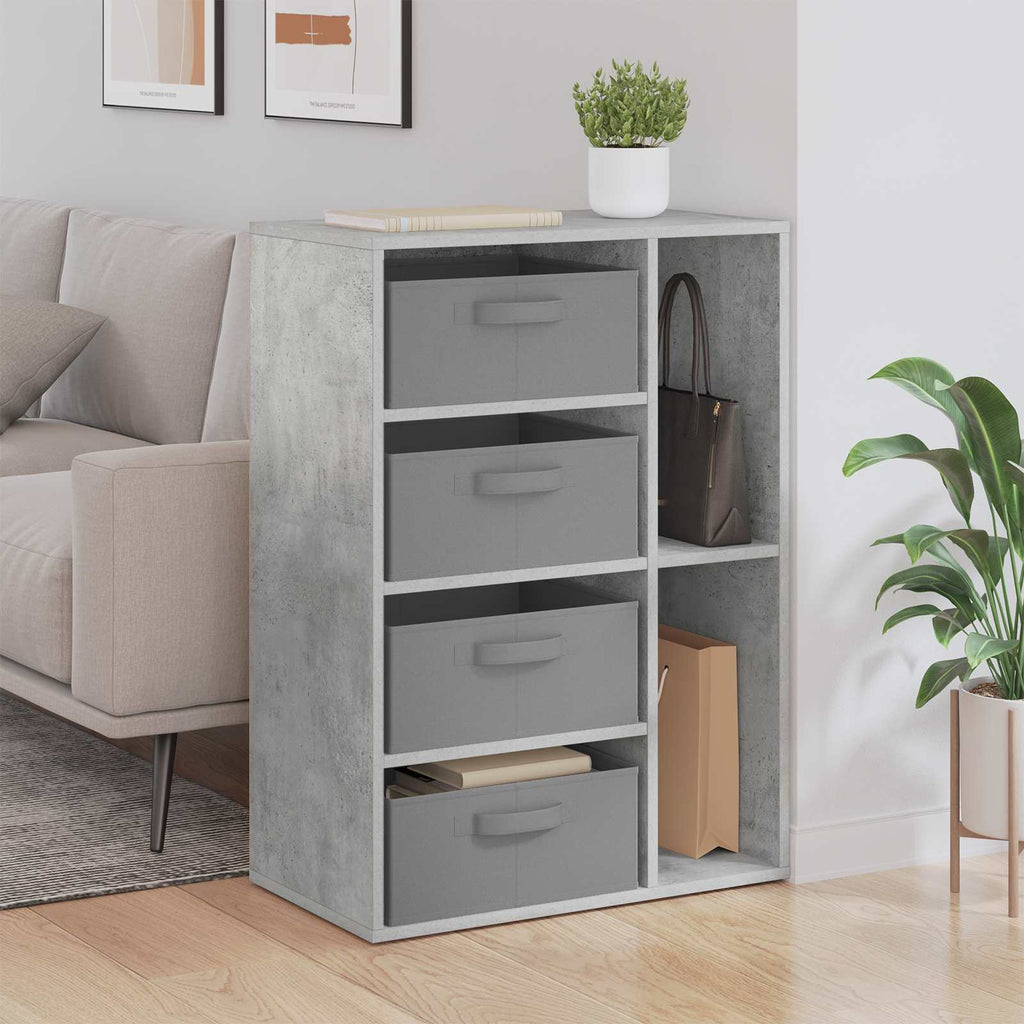 vidaXL Bufet Betonowy szary 60 x 33,5 x 84 cm