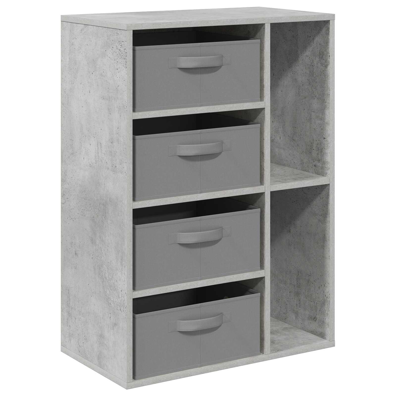 vidaXL Bufet Betonowy szary 60 x 33,5 x 84 cm