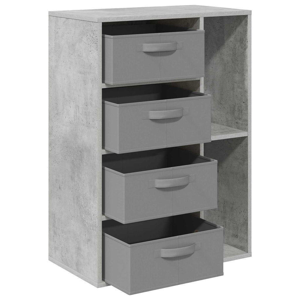 vidaXL Bufet Betonowy szary 60 x 33,5 x 84 cm