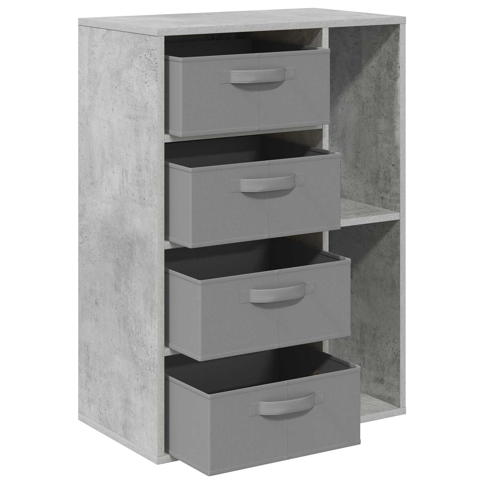 vidaXL Bufet Betonowy szary 60 x 33,5 x 84 cm