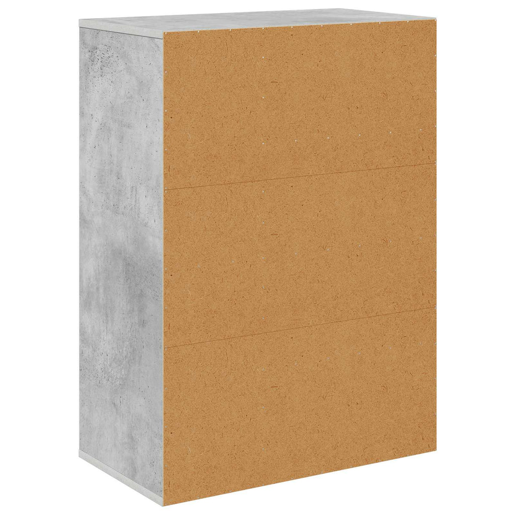 vidaXL Bufet Betonowy szary 60 x 33,5 x 84 cm