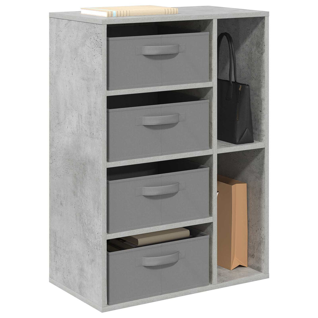 vidaXL Bufet Betonowy szary 60 x 33,5 x 84 cm