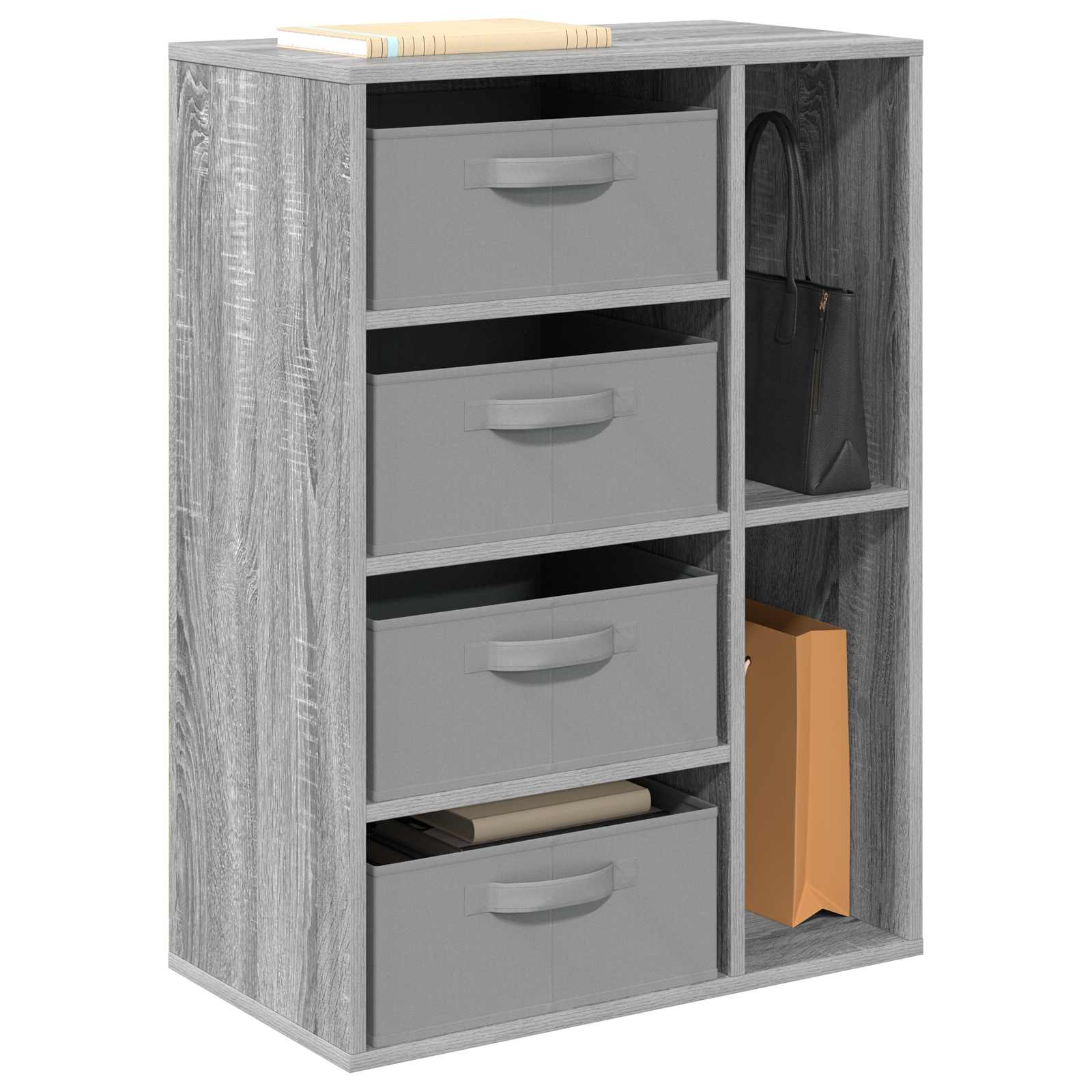 vidaXL Bufet Szary Sonoma 60 x 33,5 x 84 cm