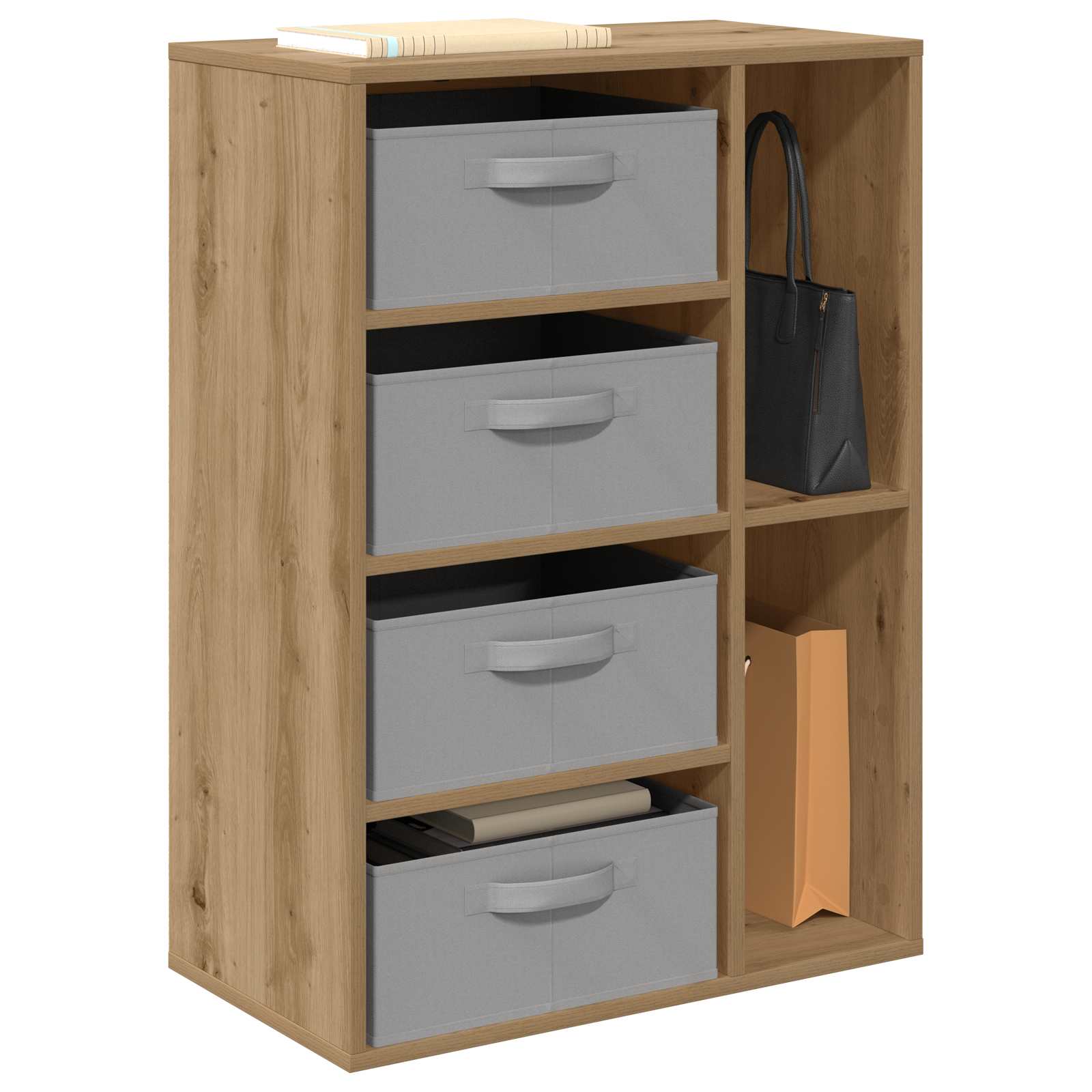 vidaXL Bufet Dąb artisan 60 x 33,5 x 84 cm