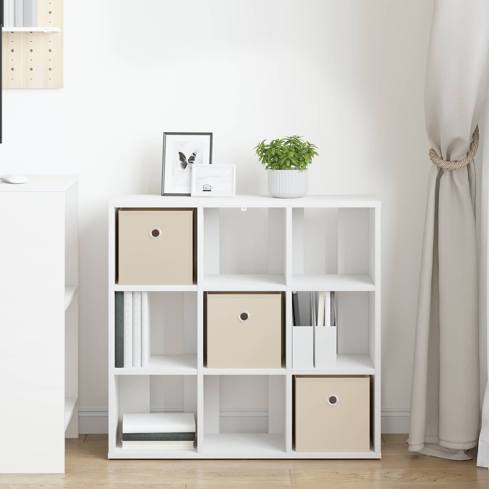 vidaXL Bufet z szufladą Biały 73,5 x 24 x 69,5 cm