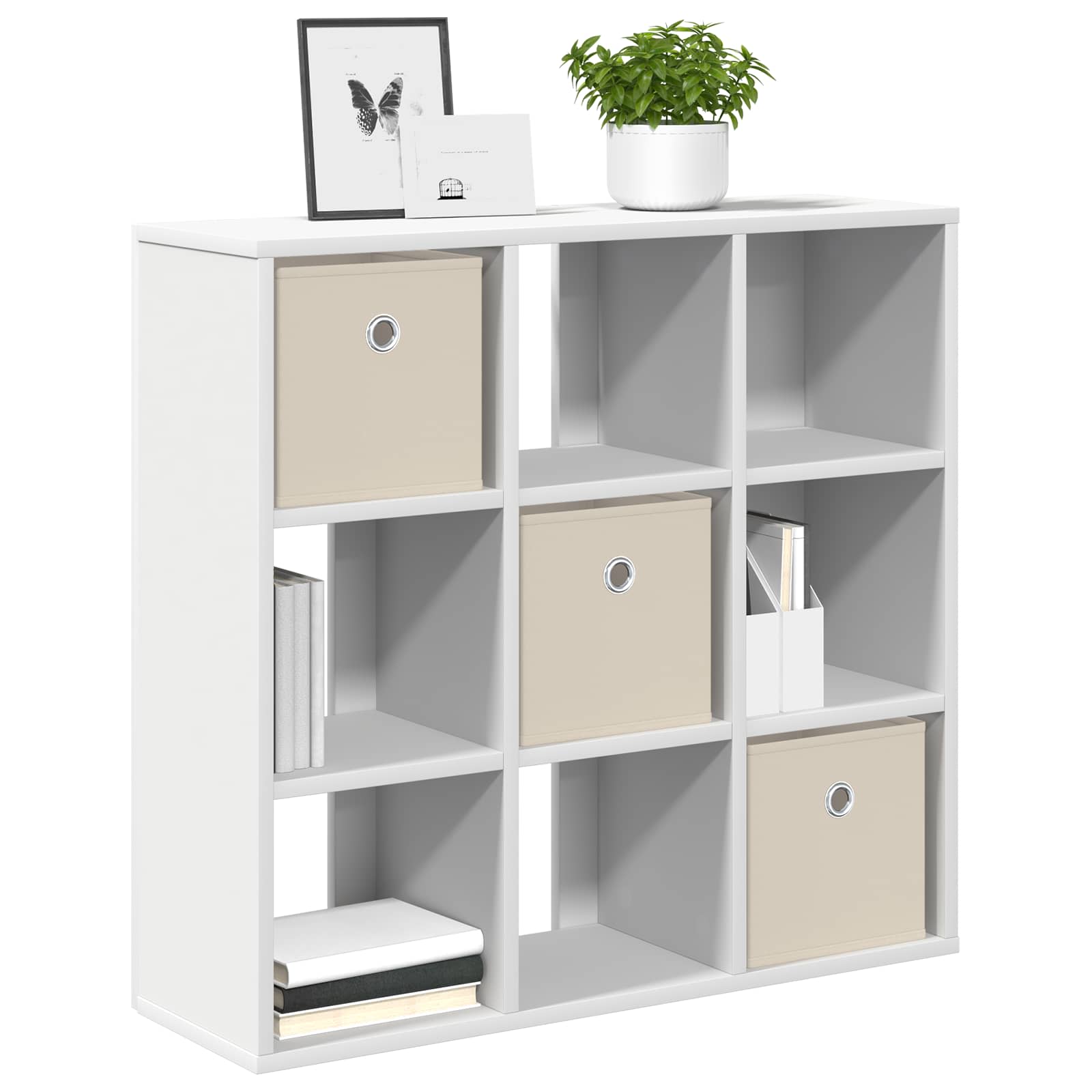 vidaXL Bufet z szufladą Biały 73,5 x 24 x 69,5 cm