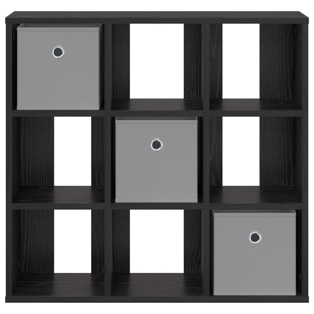 vidaXL Bufet z szufladą Czarny Dąb 73,5 x 24 x 69,5 cm