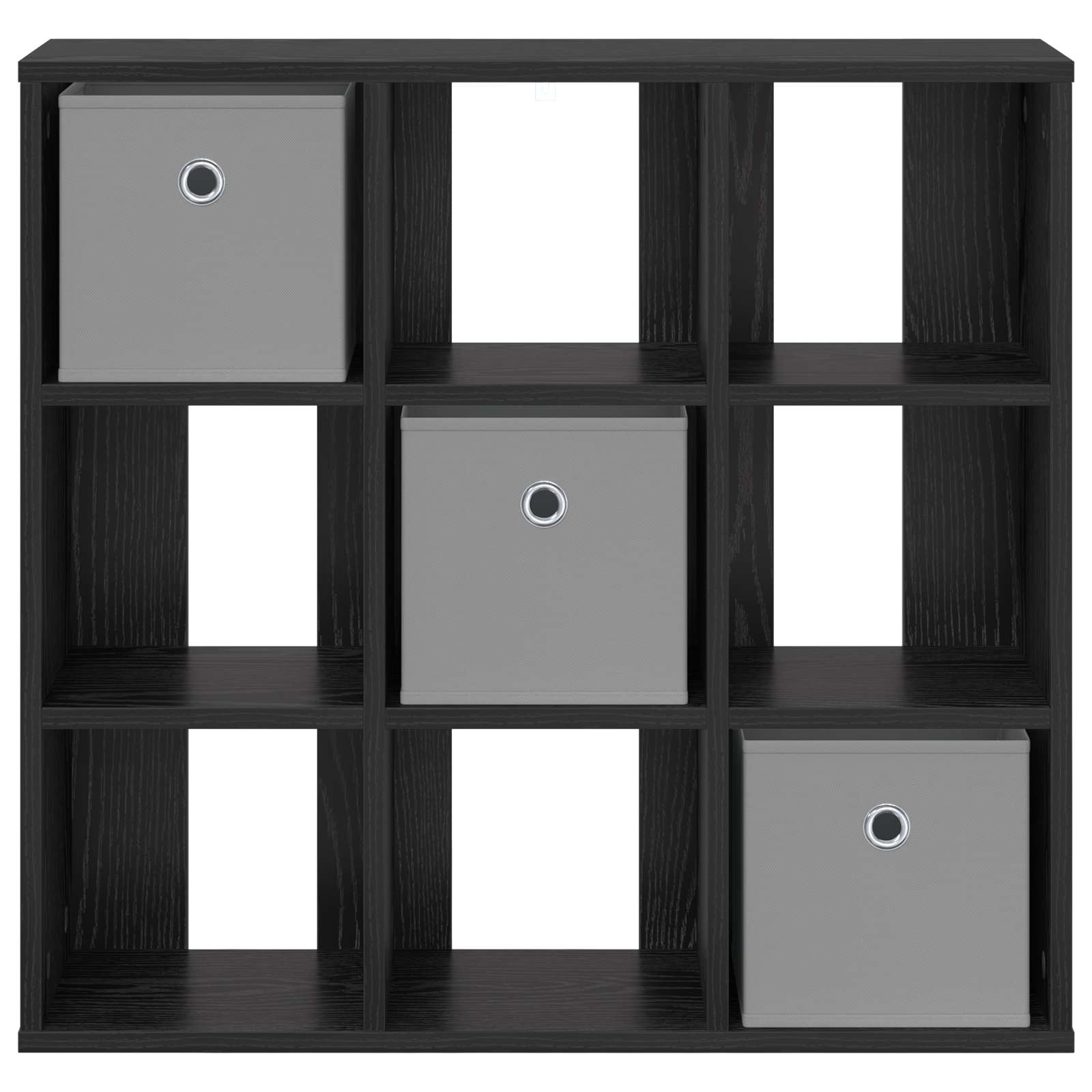 vidaXL Bufet z szufladą Czarny Dąb 73,5 x 24 x 69,5 cm