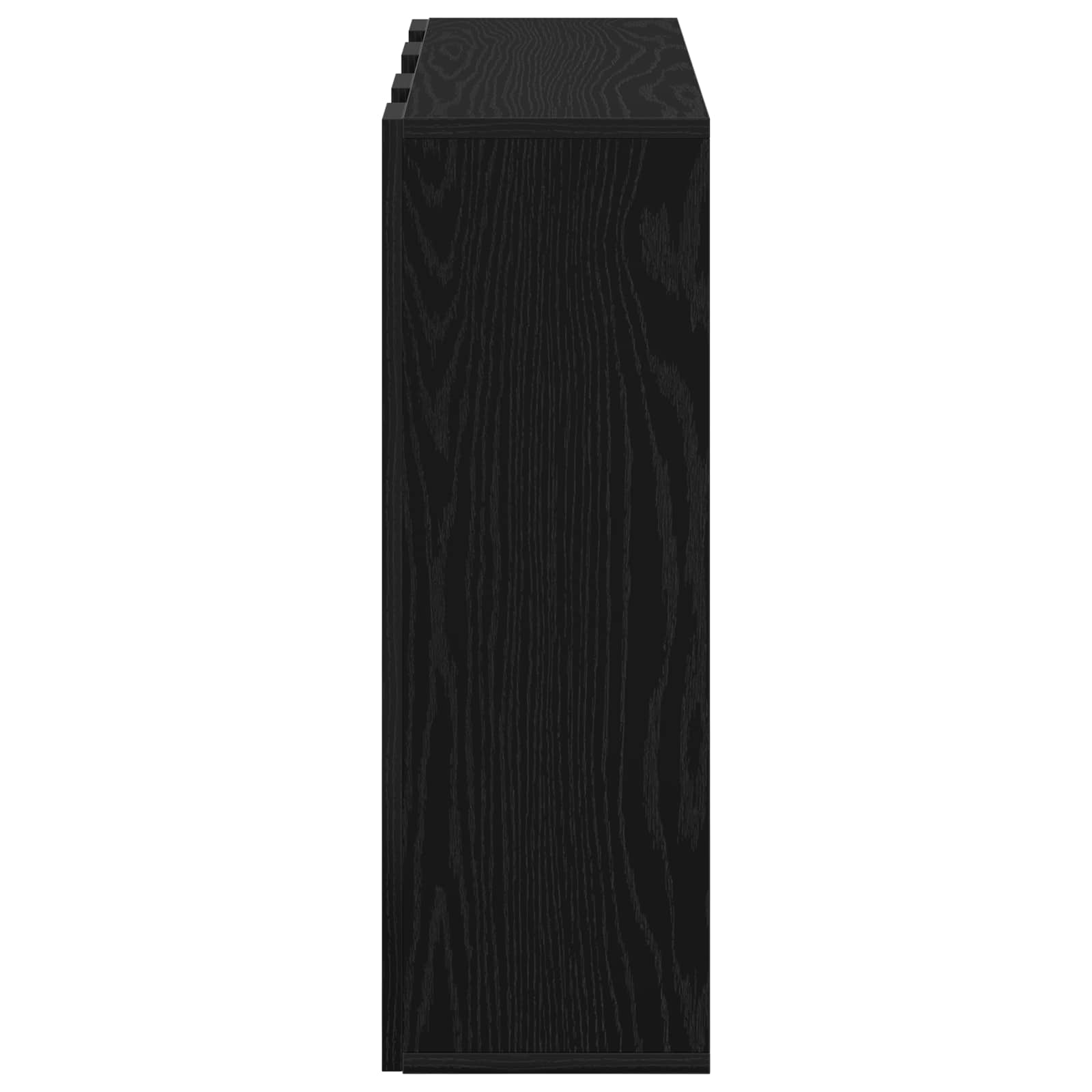 vidaXL Bufet z szufladą Czarny Dąb 73,5 x 24 x 69,5 cm