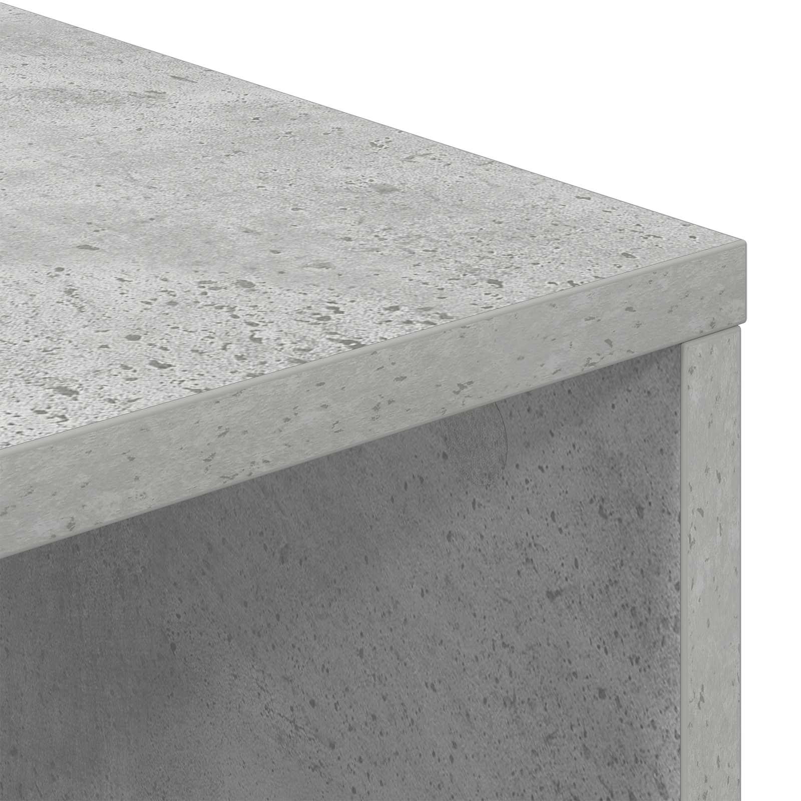 vidaXL Bufet z szufladą Betonowy szary 73,5 x 24 x 69,5 cm