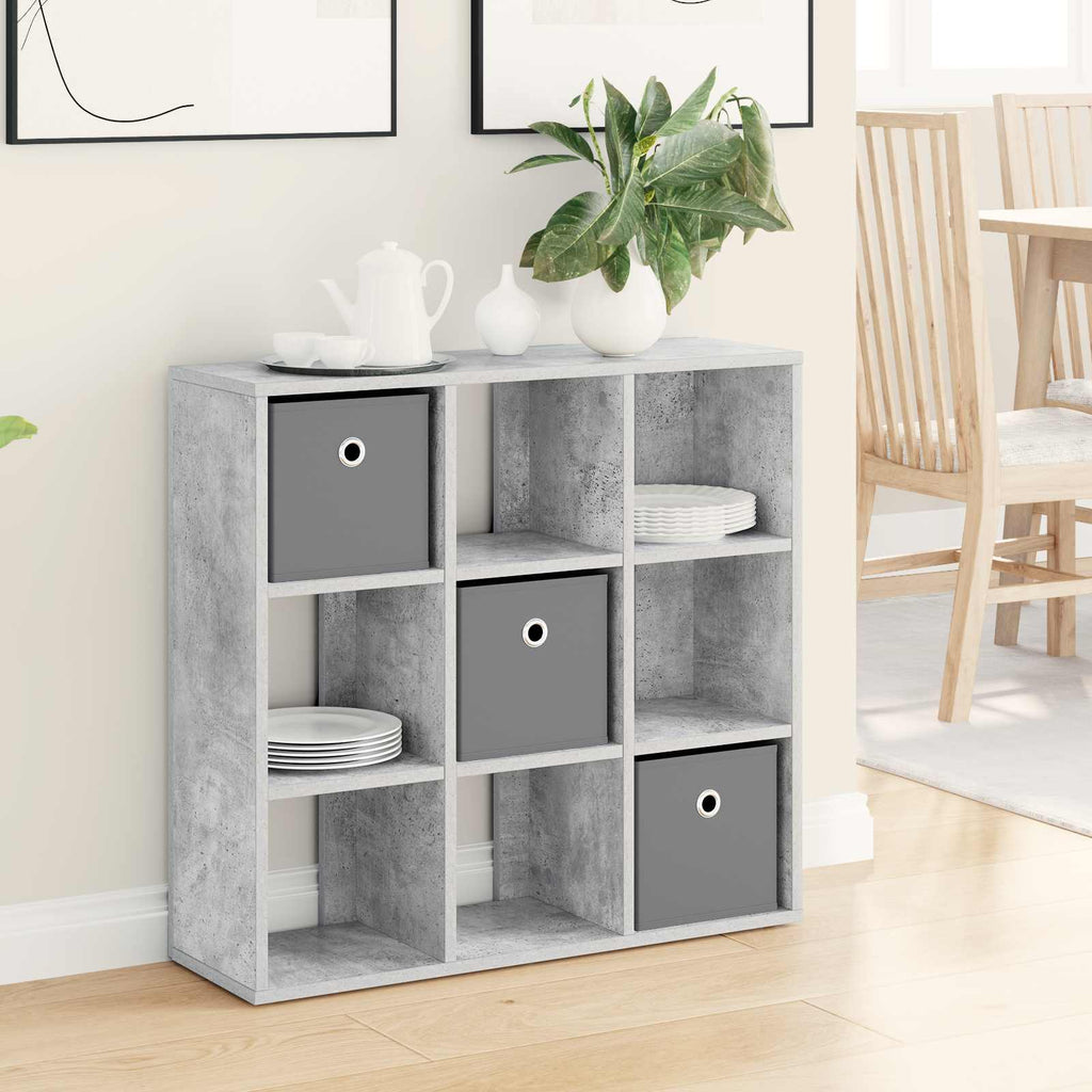 vidaXL Bufet z szufladą Betonowy szary 73,5 x 24 x 69,5 cm