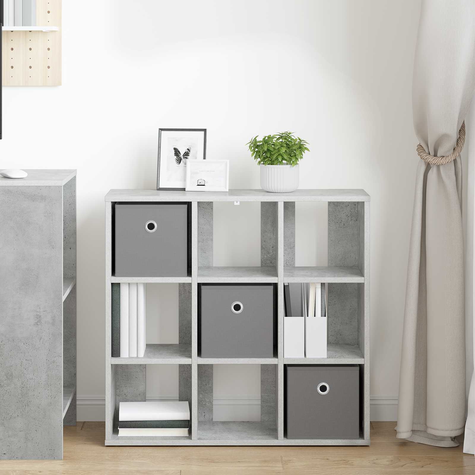 vidaXL Bufet z szufladą Betonowy szary 73,5 x 24 x 69,5 cm