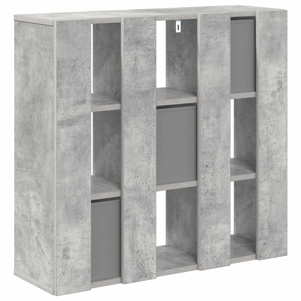 vidaXL Bufet z szufladą Betonowy szary 73,5 x 24 x 69,5 cm