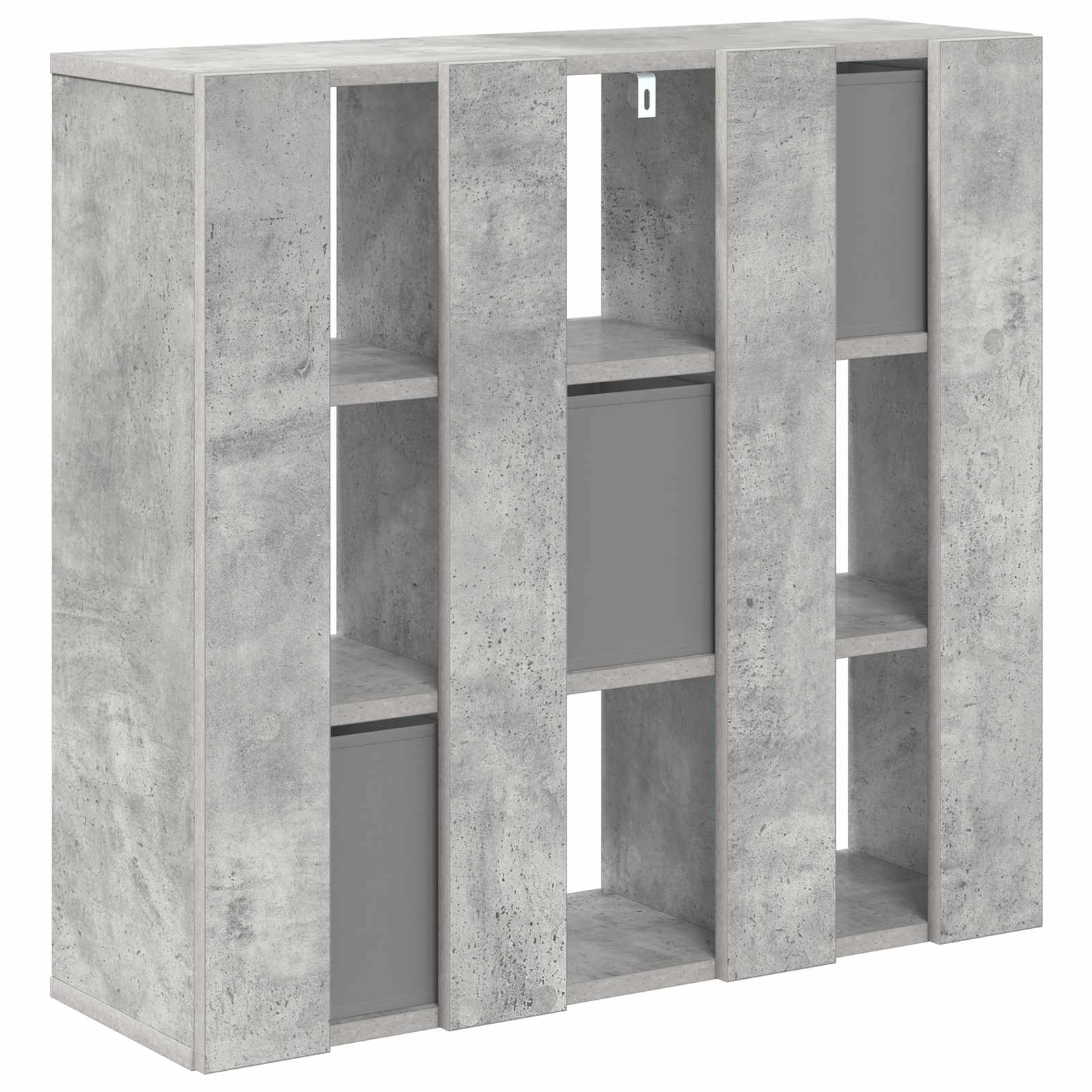 vidaXL Bufet z szufladą Betonowy szary 73,5 x 24 x 69,5 cm