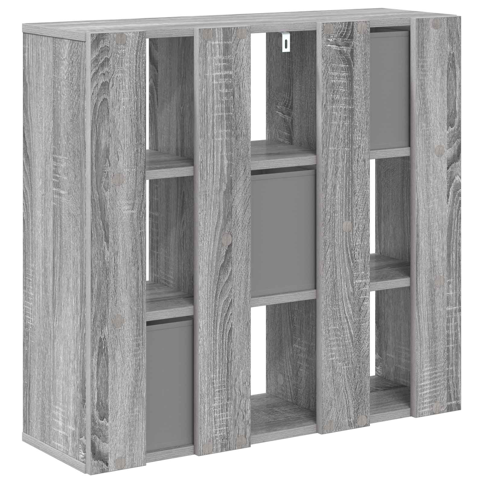 vidaXL Bufet z szufladą Szary Sonoma 73,5 x 24 x 69,5 cm