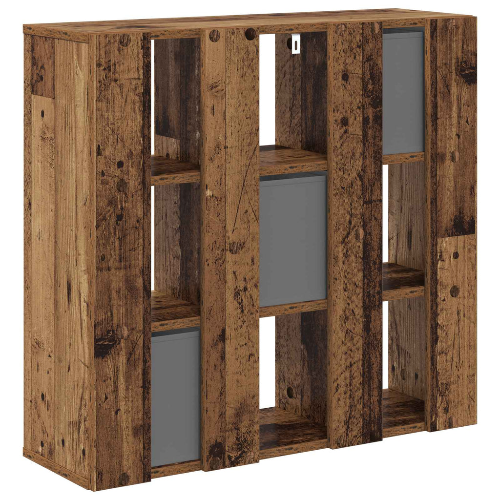 vidaXL Bufet z szufladą Stare drewno 73,5 x 24 x 69,5 cm