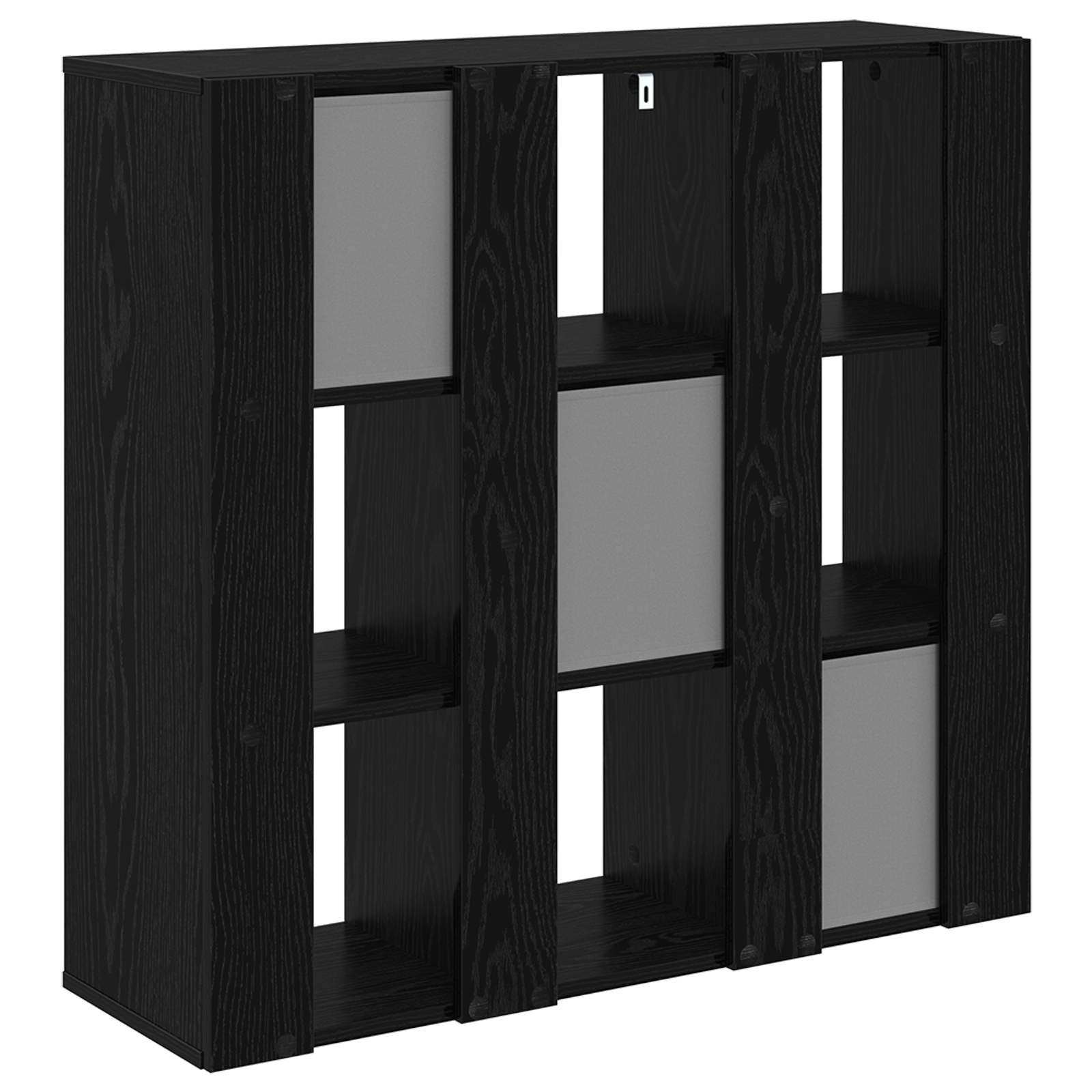 vidaXL Bufet z szufladą Czarny Dąb 88,5 x 29 x 84,5 cm