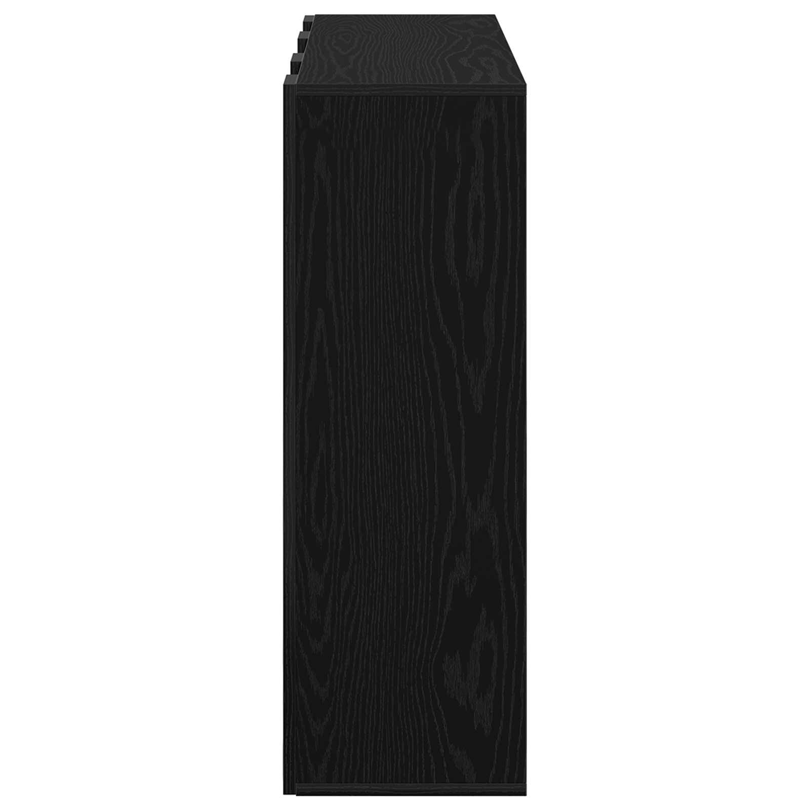 vidaXL Bufet z szufladą Czarny Dąb 88,5 x 29 x 84,5 cm