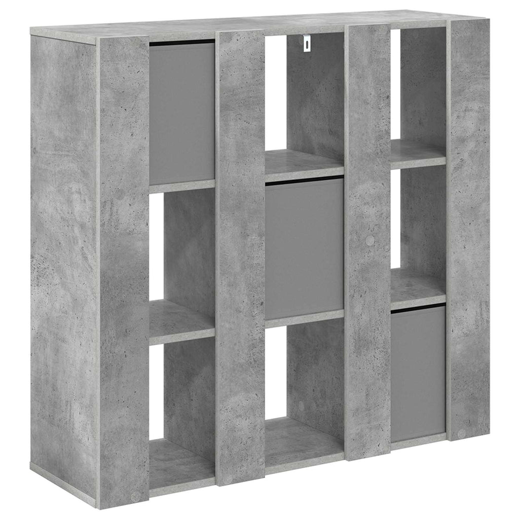 vidaXL Bufet z szufladą Betonowy szary 88,5 x 29 x 84,5 cm