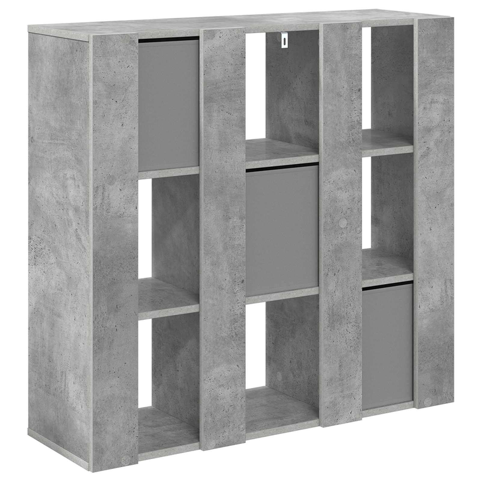 vidaXL Bufet z szufladą Betonowy szary 88,5 x 29 x 84,5 cm