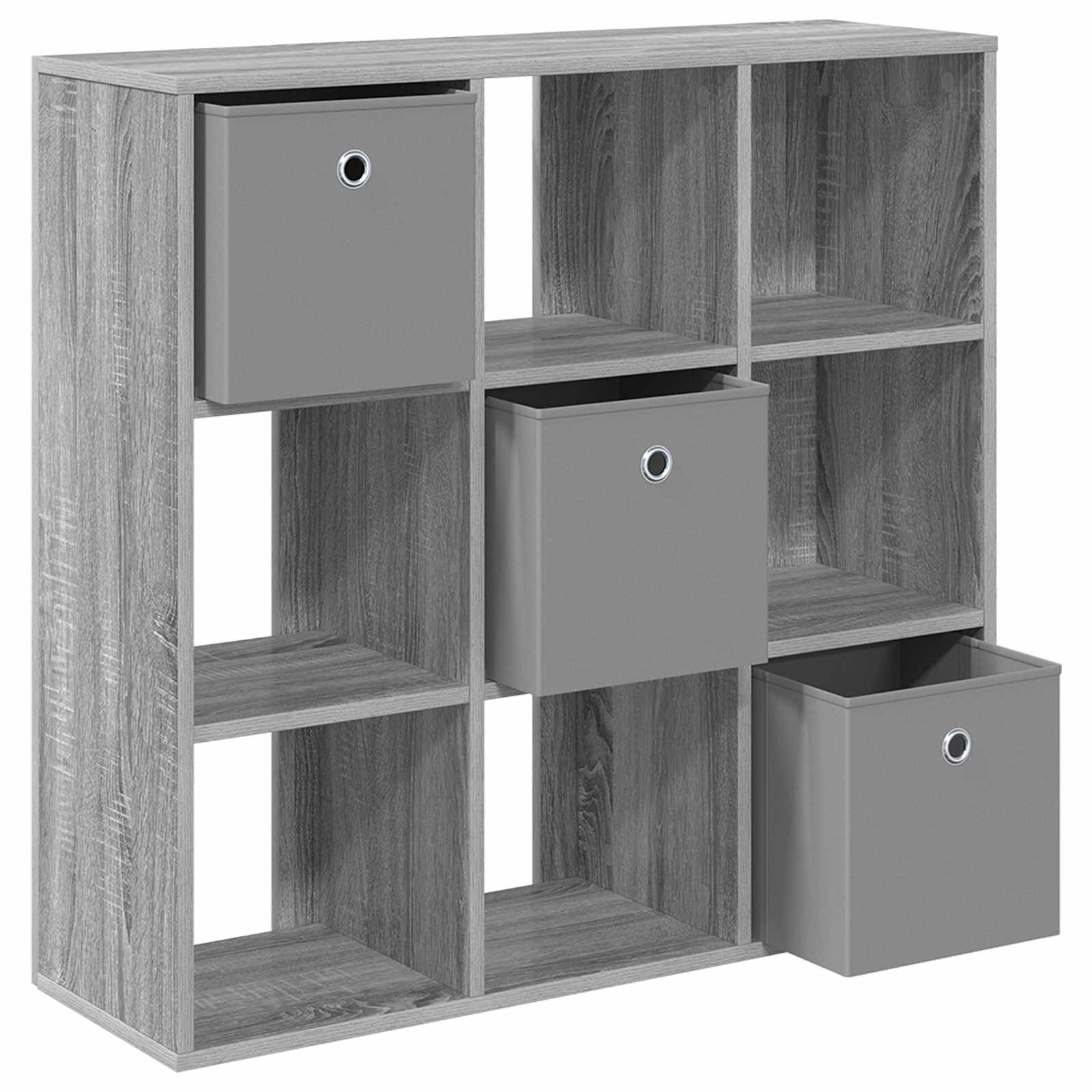 vidaXL Bufet z szufladą Szary Sonoma 88,5 x 29 x 84,5 cm