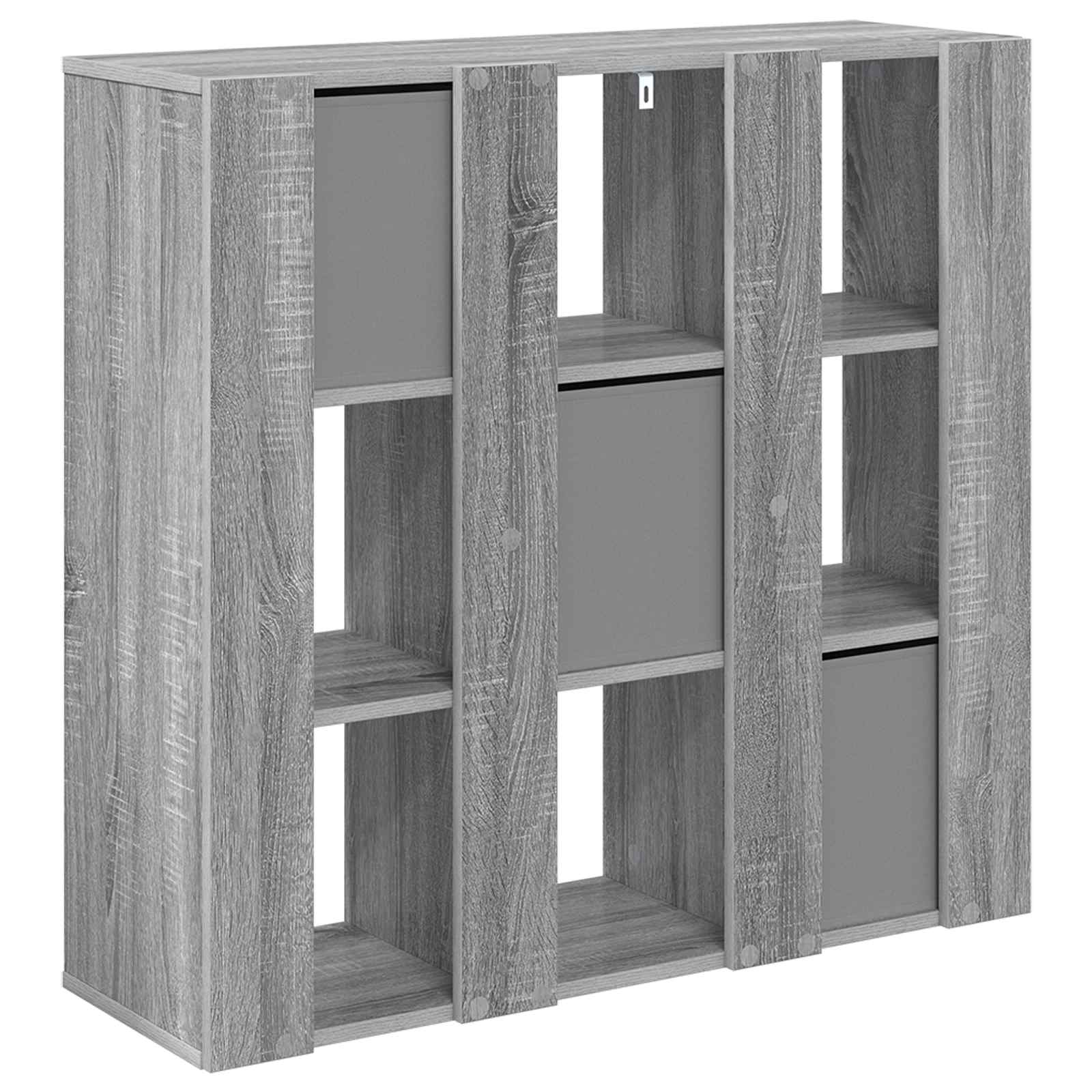 vidaXL Bufet z szufladą Szary Sonoma 88,5 x 29 x 84,5 cm
