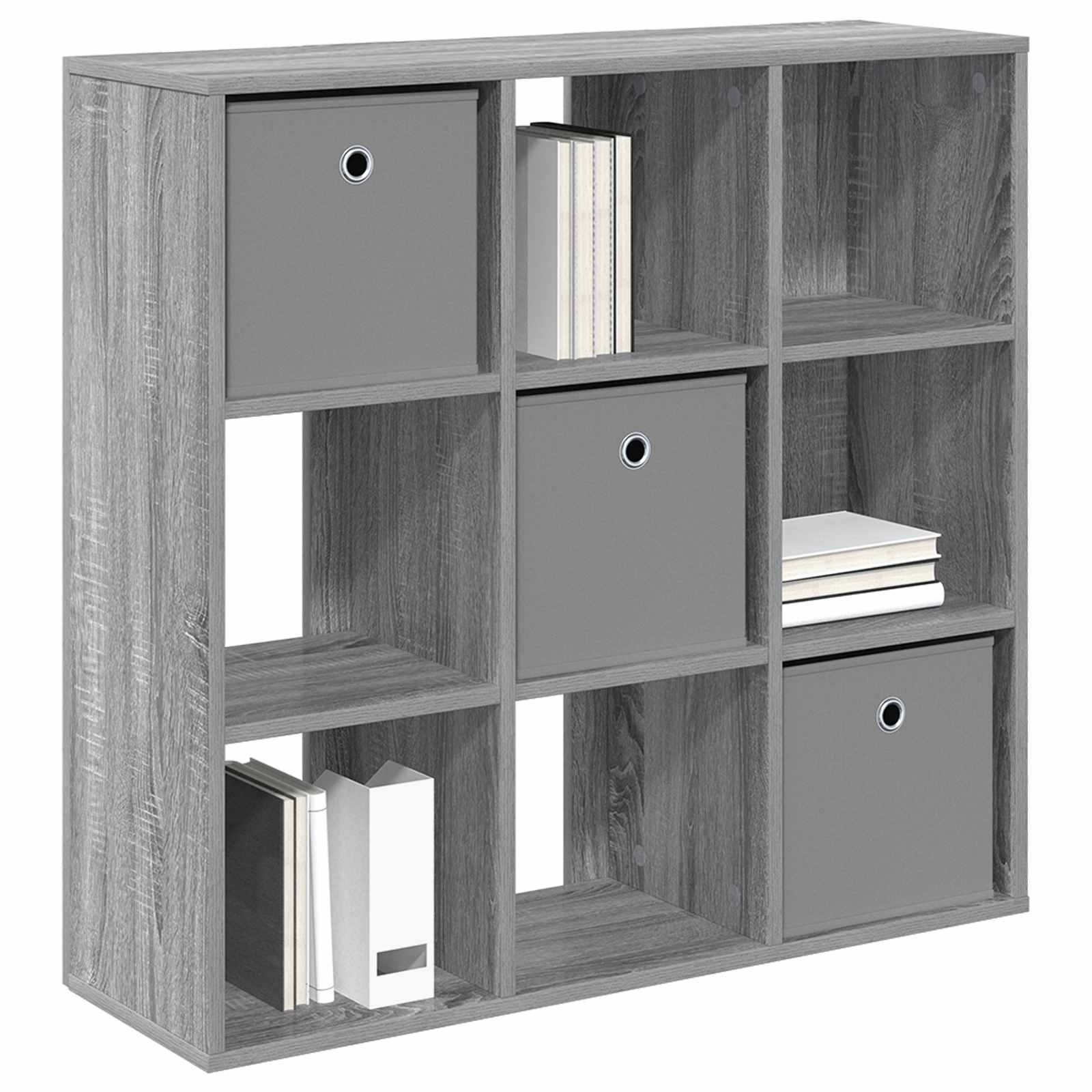 vidaXL Bufet z szufladą Szary Sonoma 88,5 x 29 x 84,5 cm